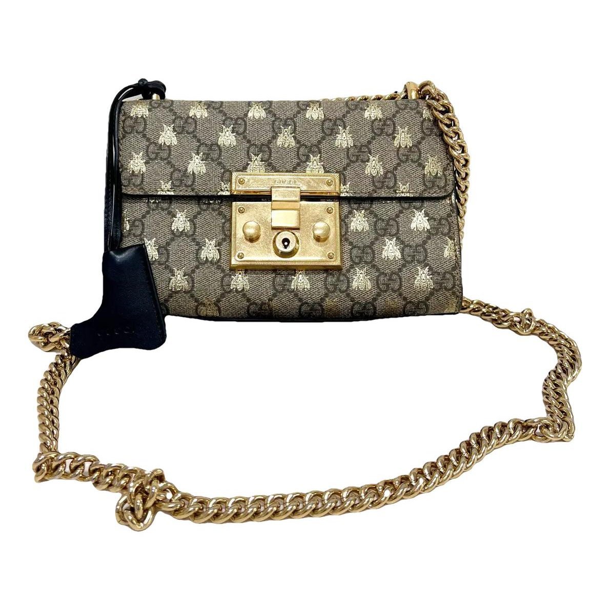Padlock velvet crossbody bag