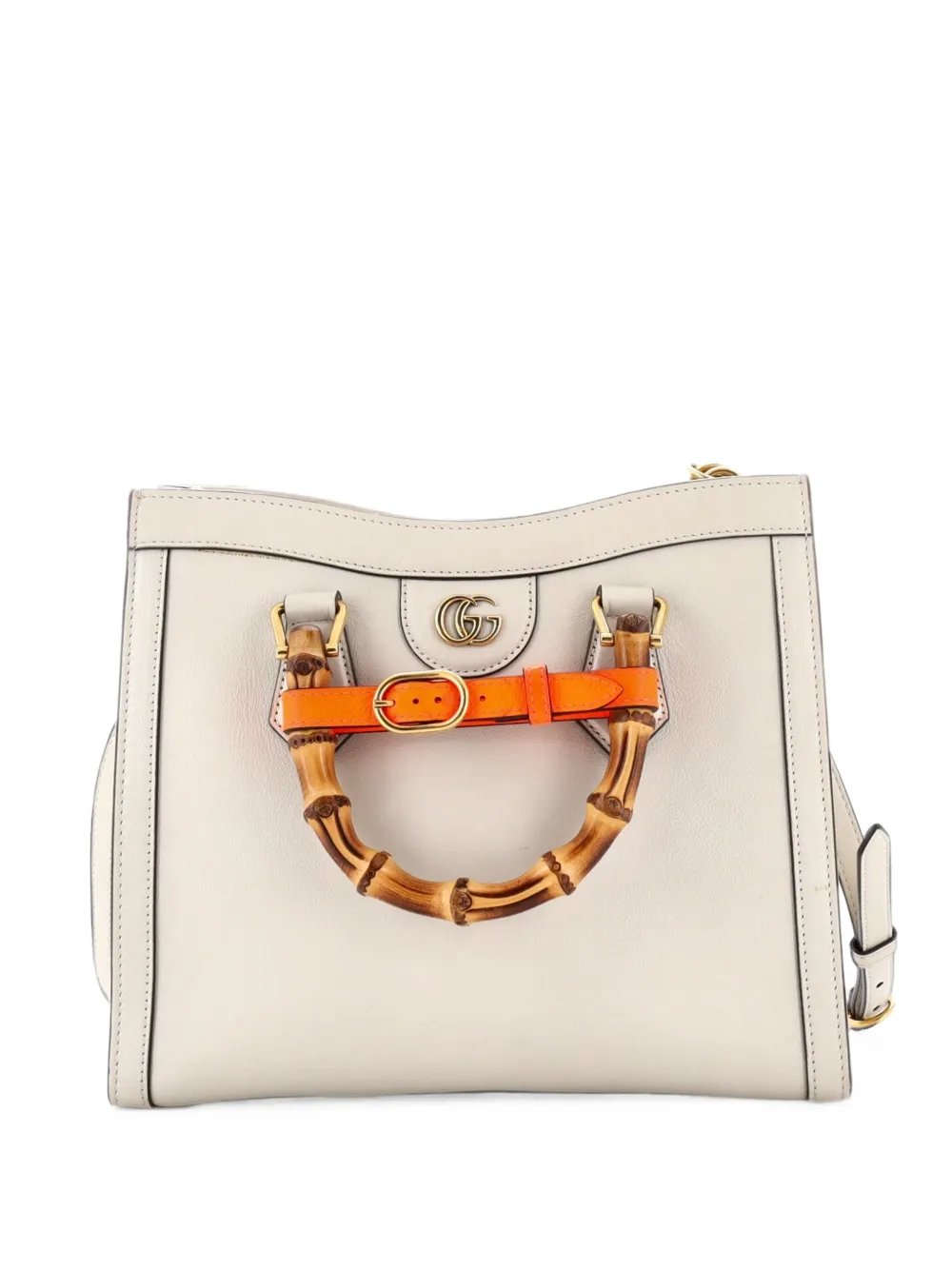 Diana NM Bamboo Handle Leather Small tote bag