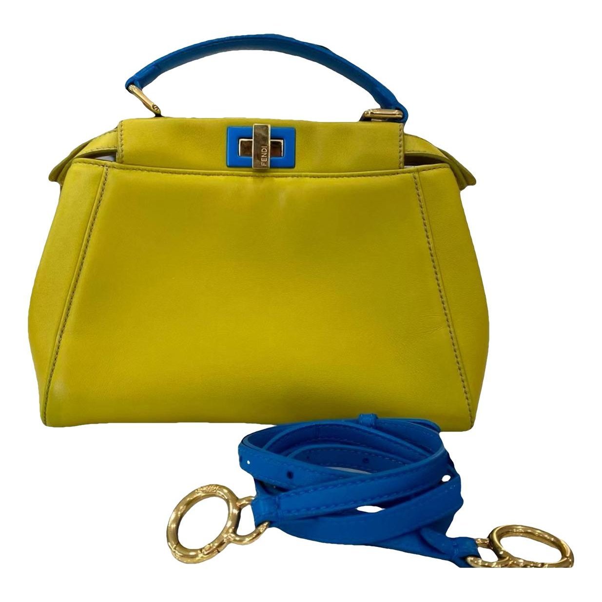 Peekaboo leather handbag