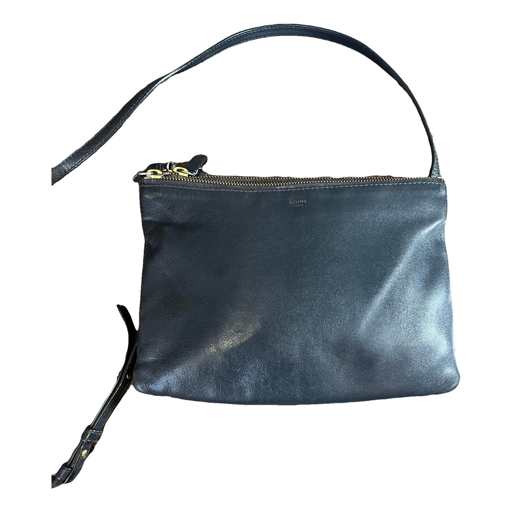 Trio leather crossbody bag