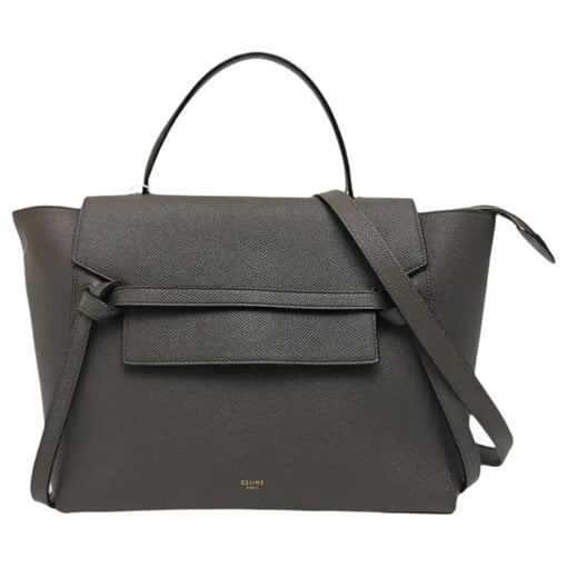 Belt leather handbag