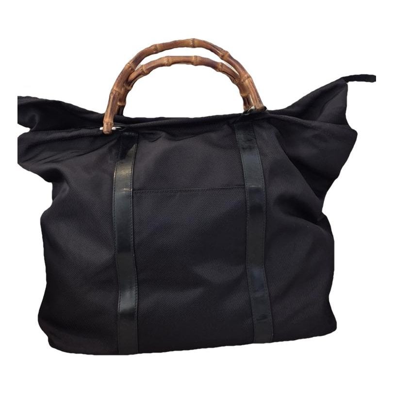 Bamboo Top Handle handbag
