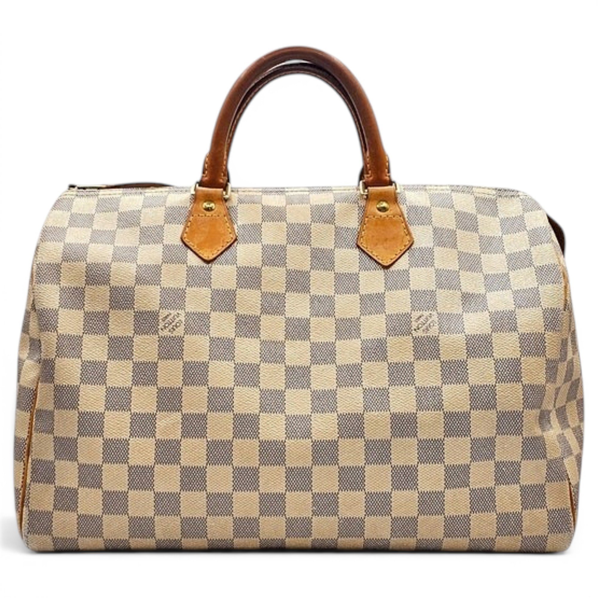 Speedy leather handbag