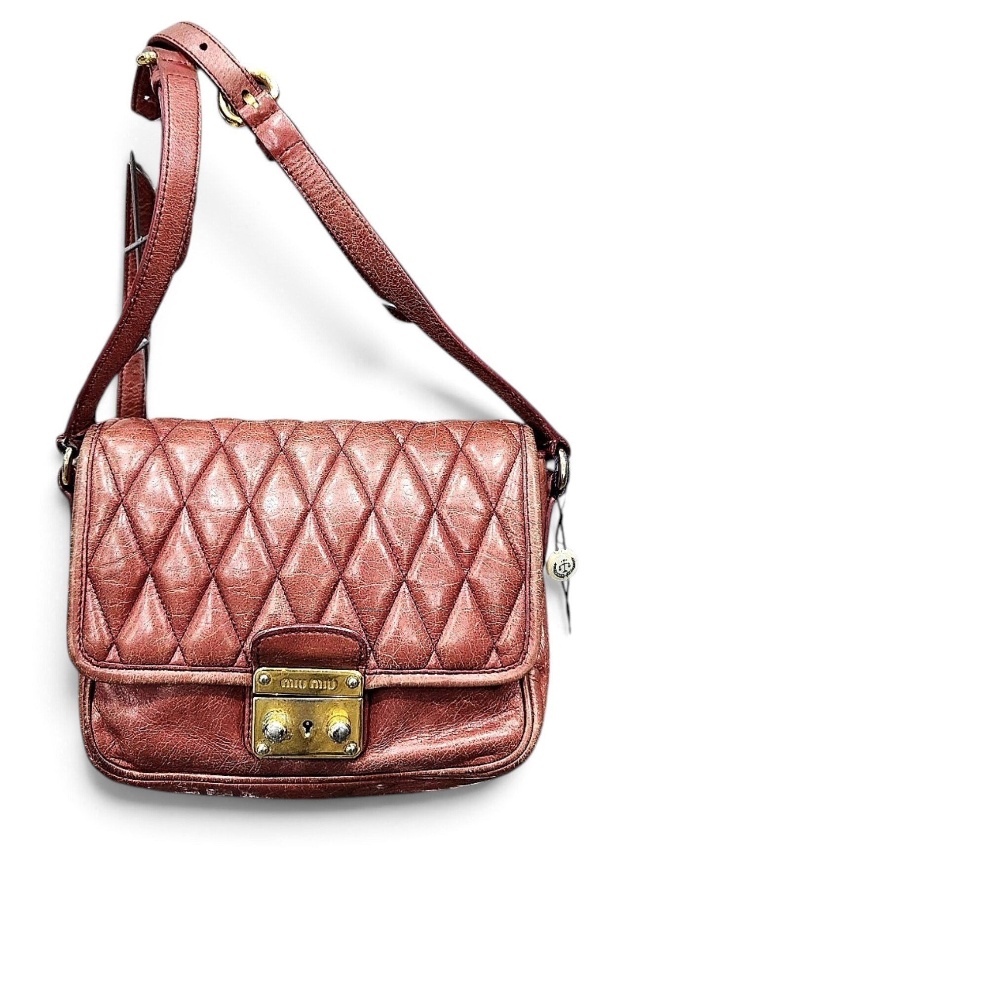 Miu Confidential leather handbag