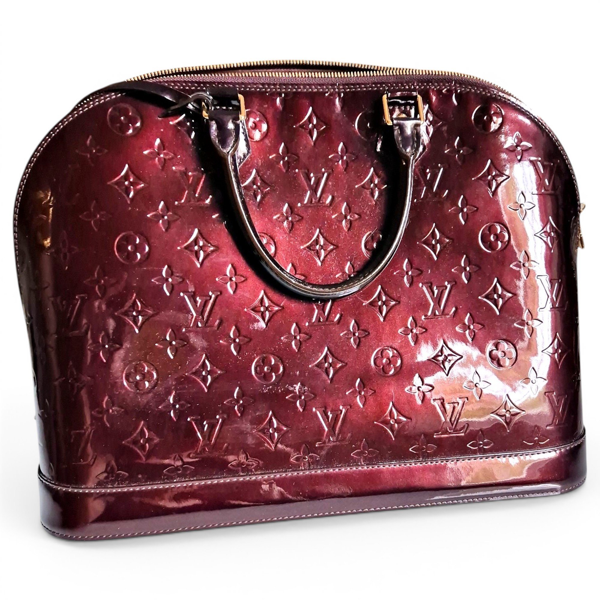Alma patent leather handbag