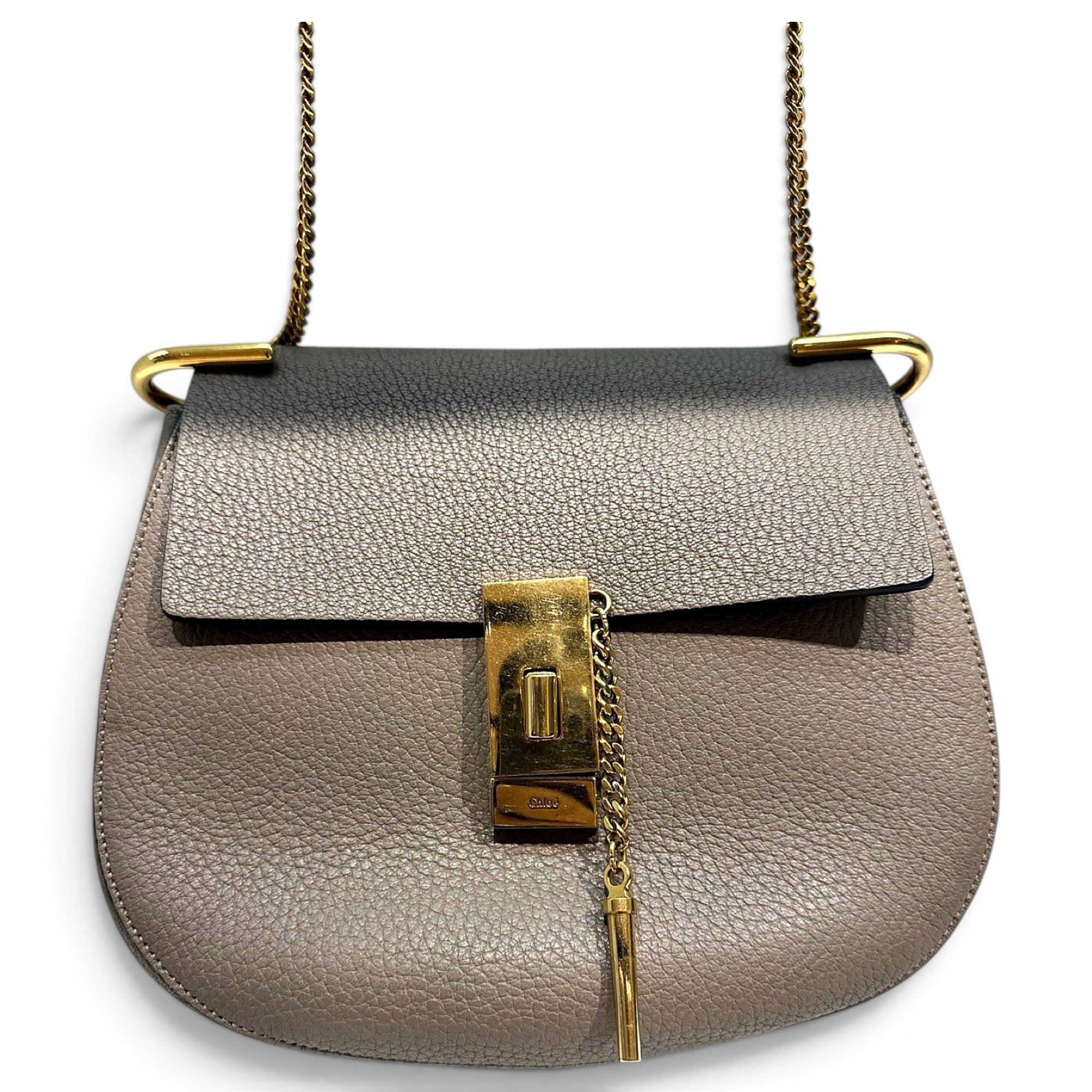 Drew leather handbag