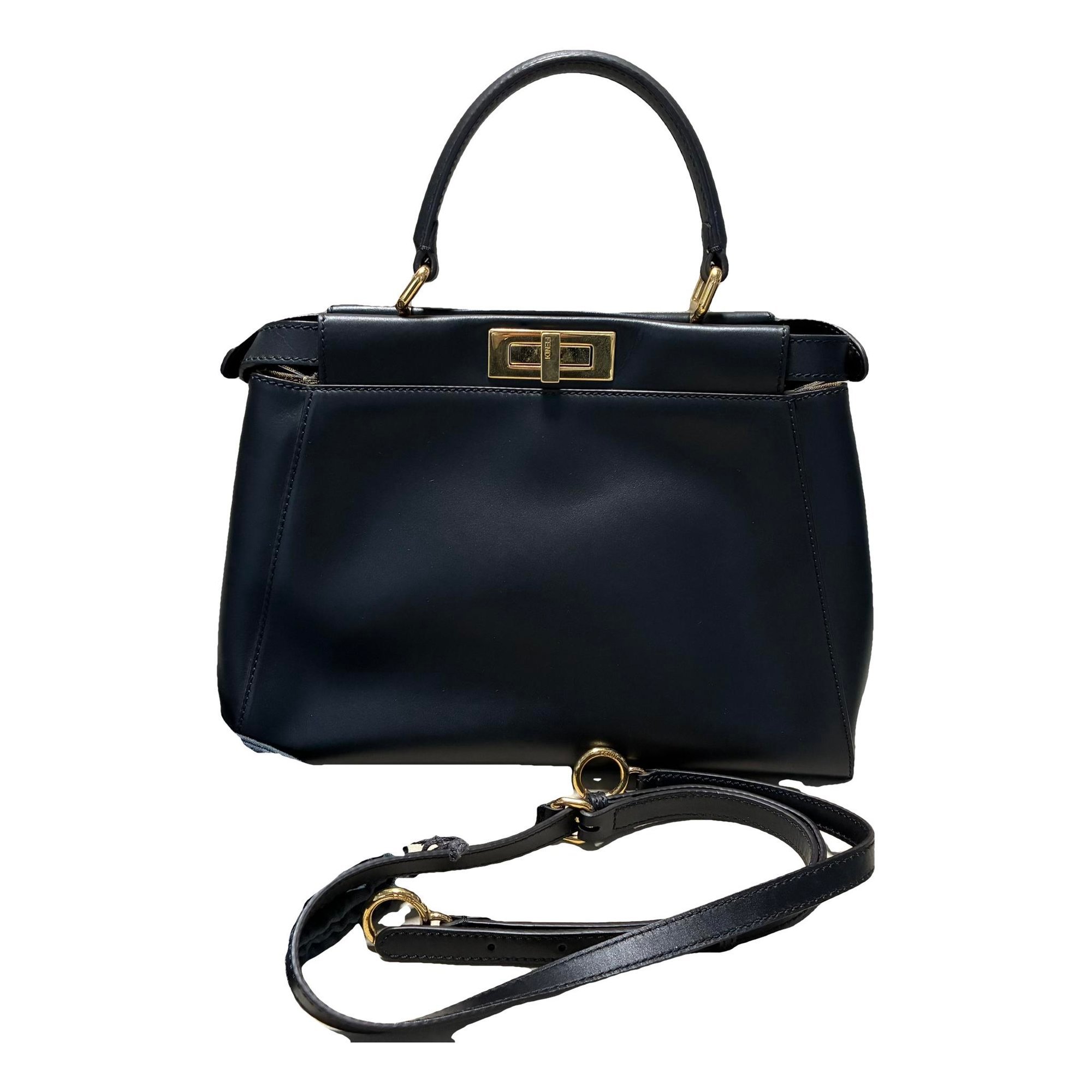 Peekaboo leather handbag