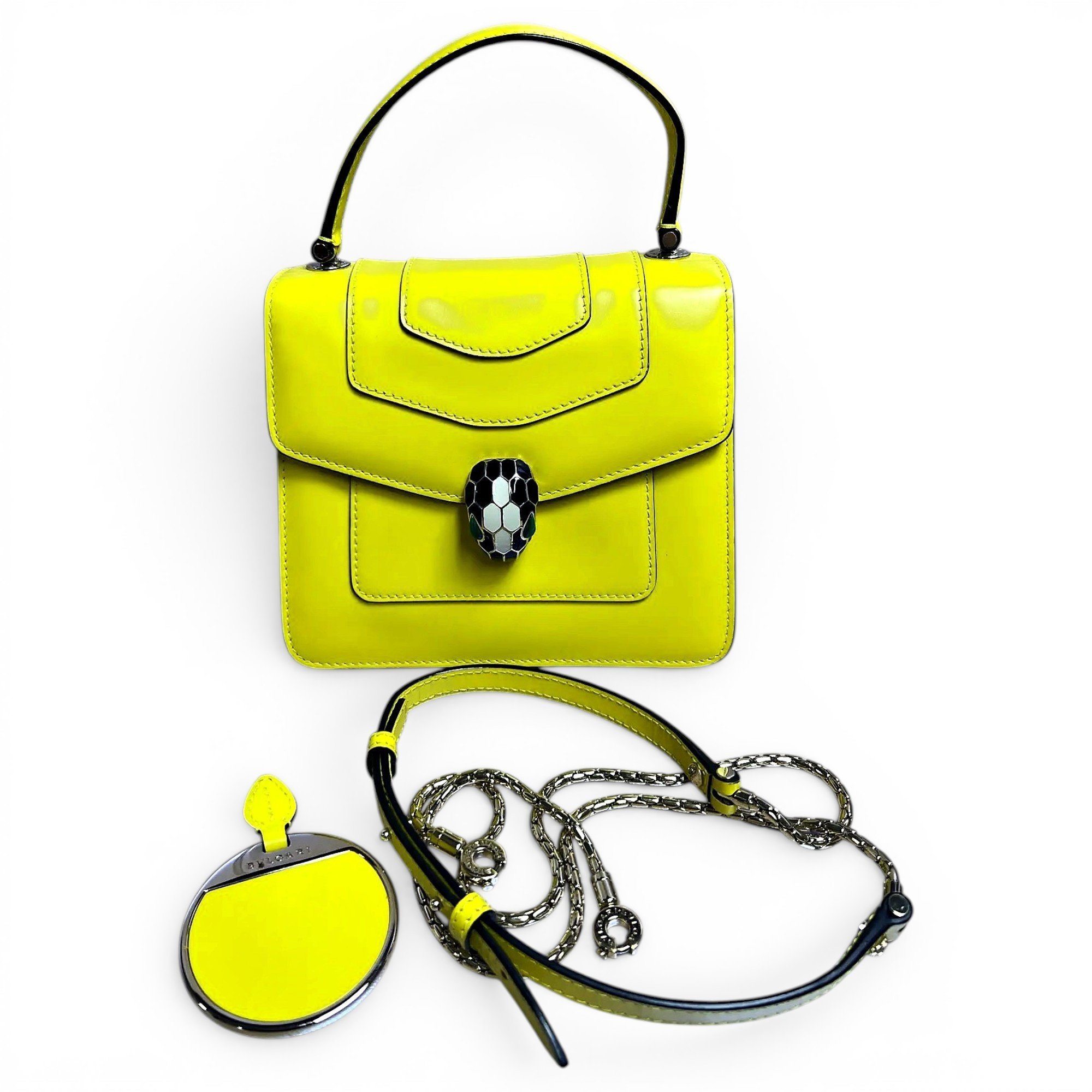 Serpenti leather crossbody bag