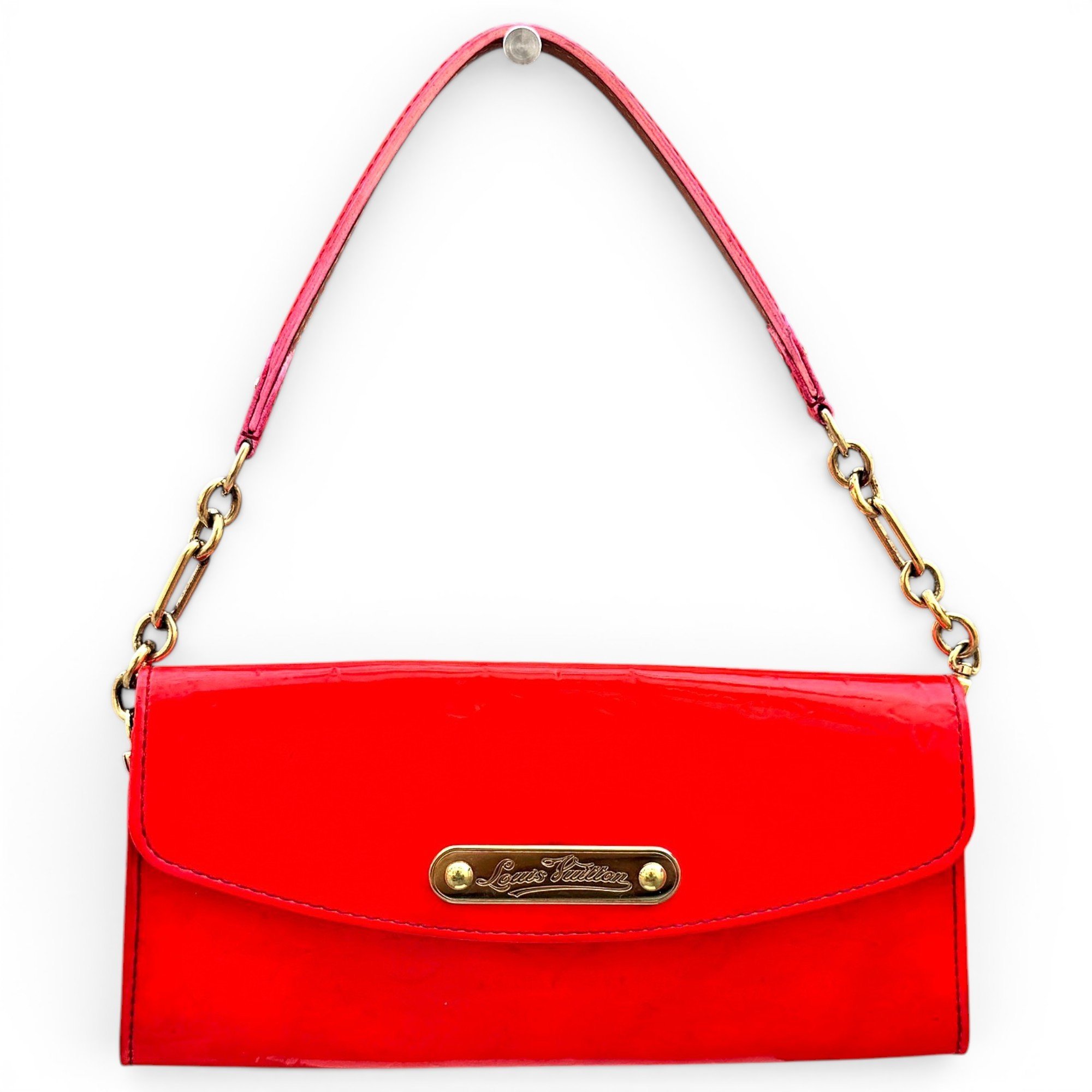 Sunset Boulevard patent leather handbag