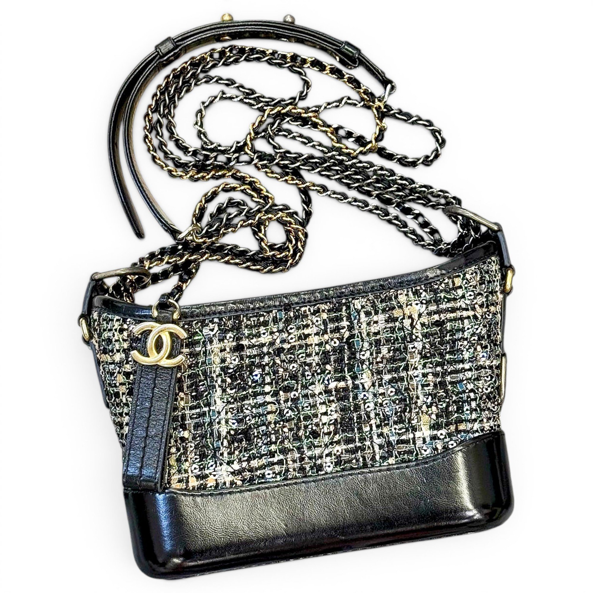 Gabrielle tweed crossbody bag