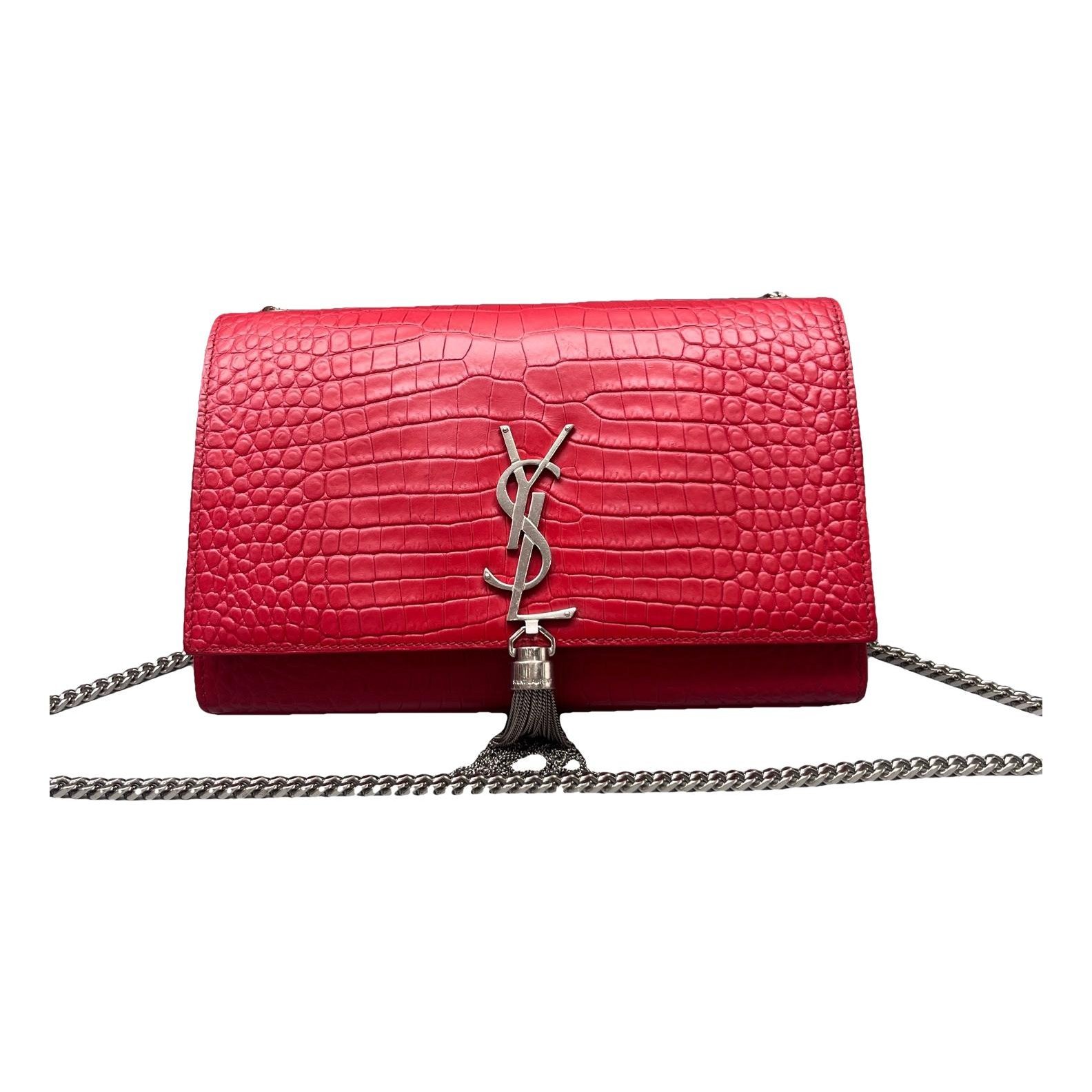 Pompom Kate leather handbag