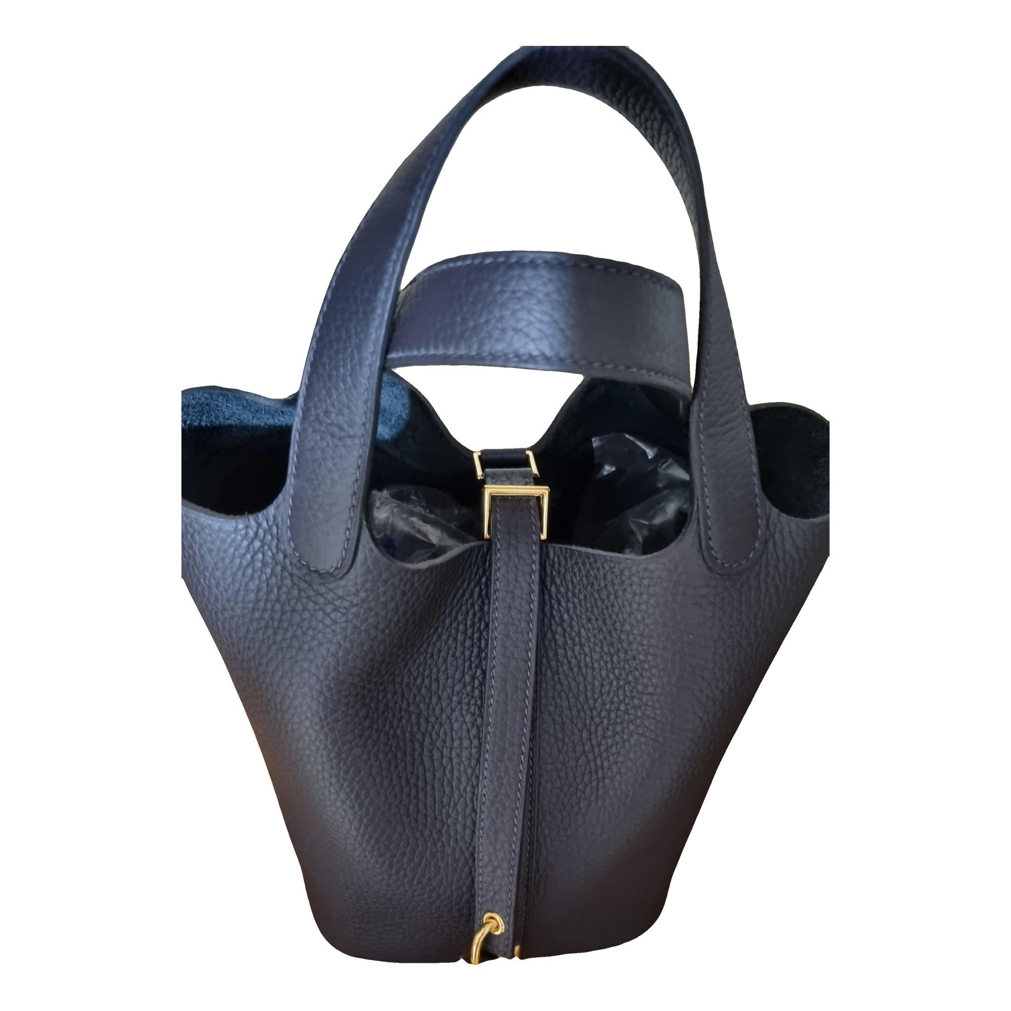 Leather tote