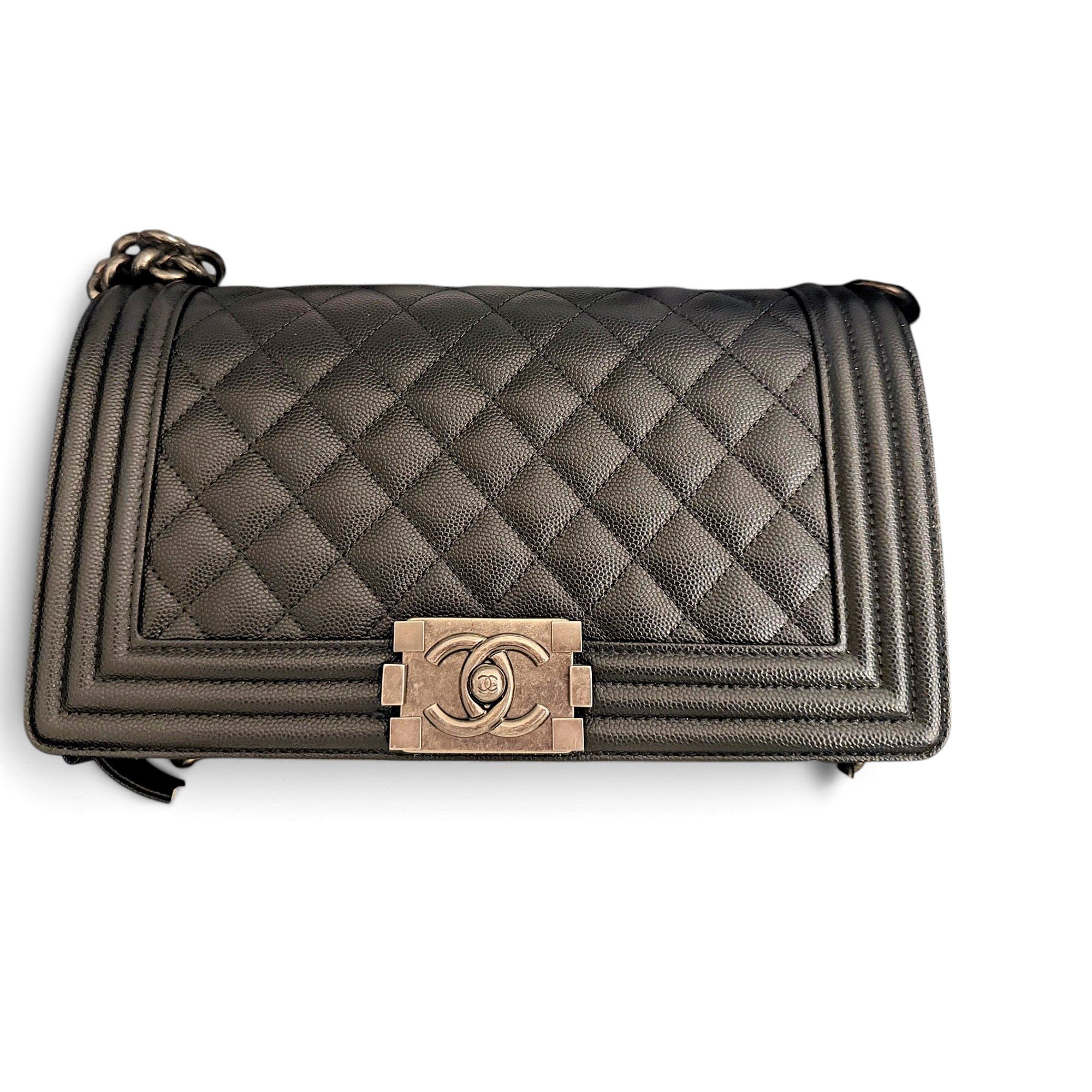 Boy leather crossbody bag