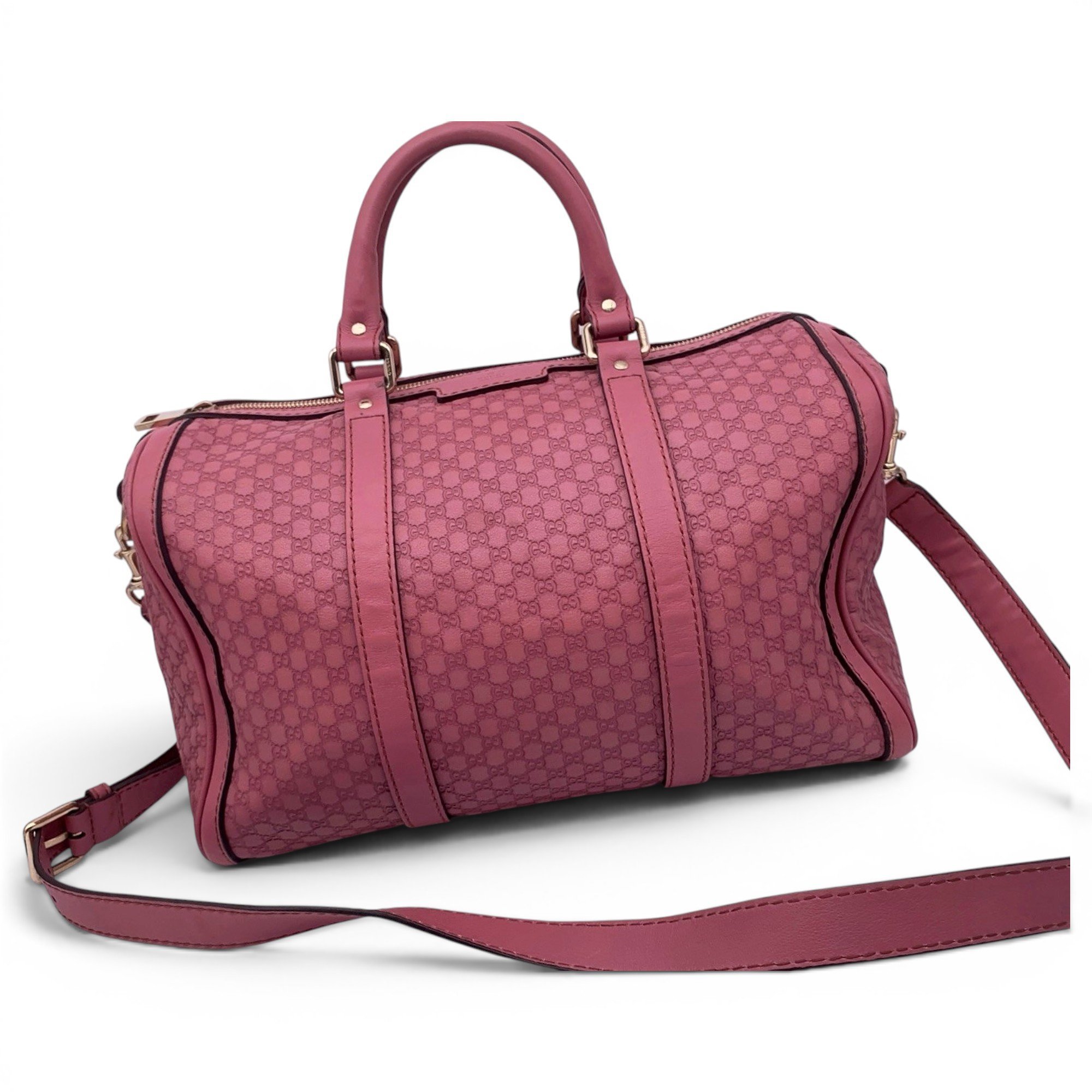 Boston leather handbag