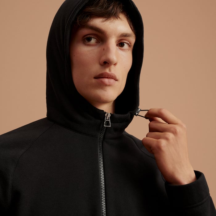 Noir Hermès Fit Sweatshirt