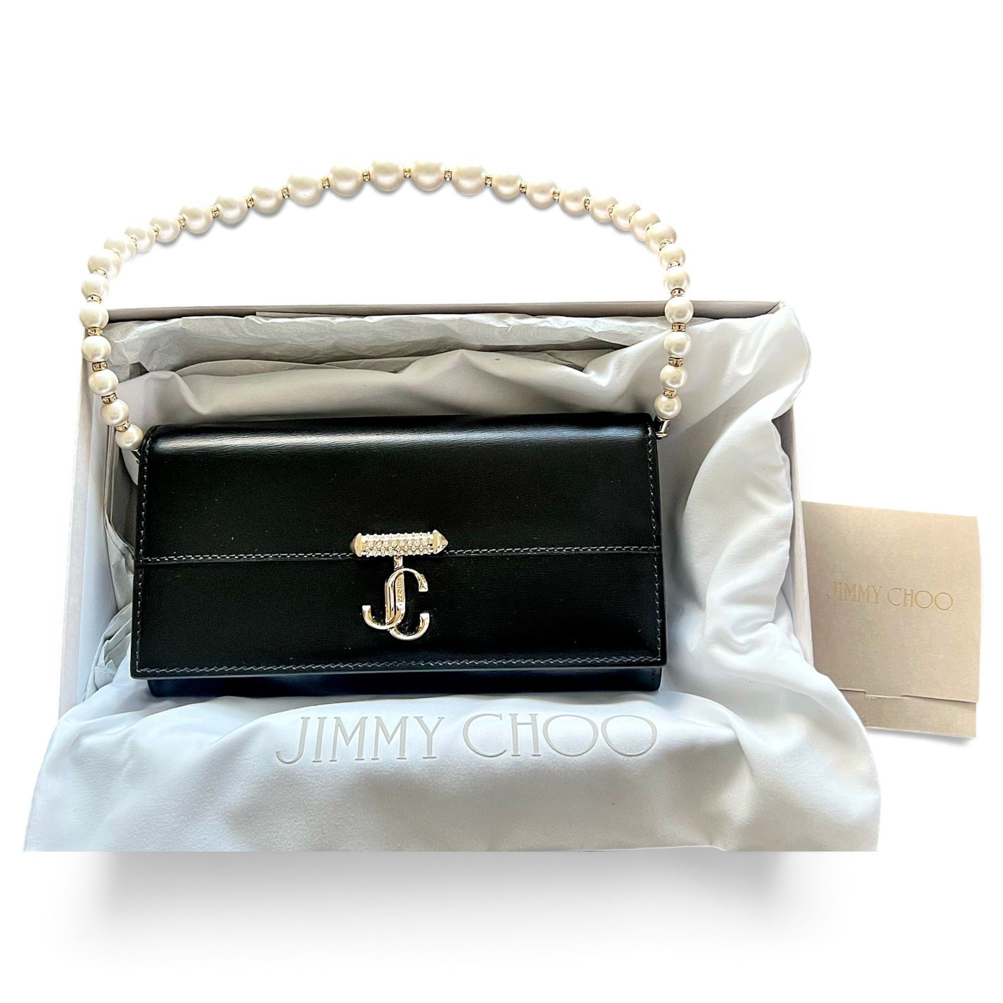 Jimmy Choo Avenue leather crossbody bag