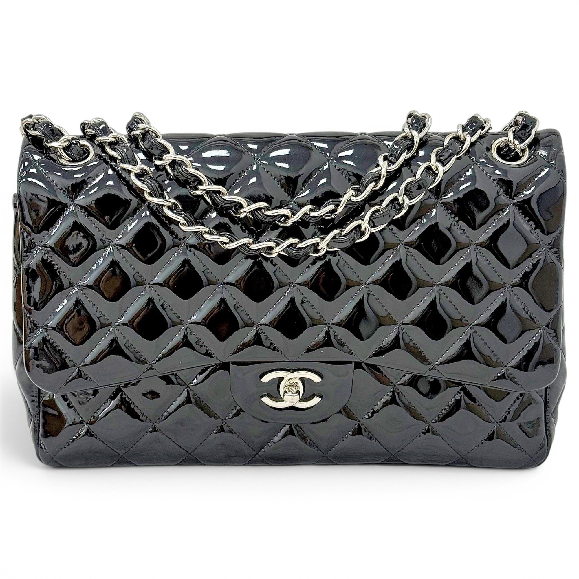 Timeless/Classique patent leather handbag