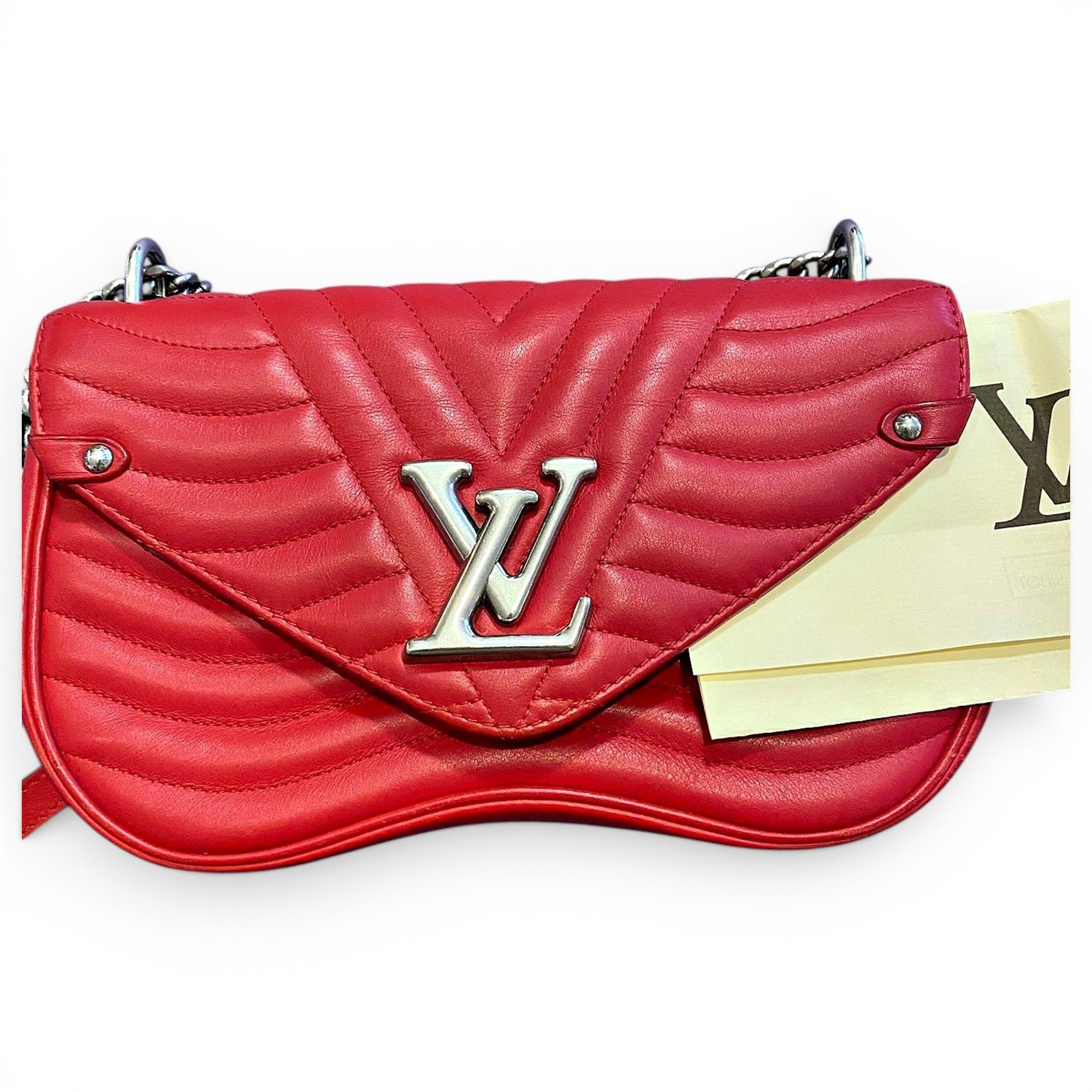 New Wave leather handbag