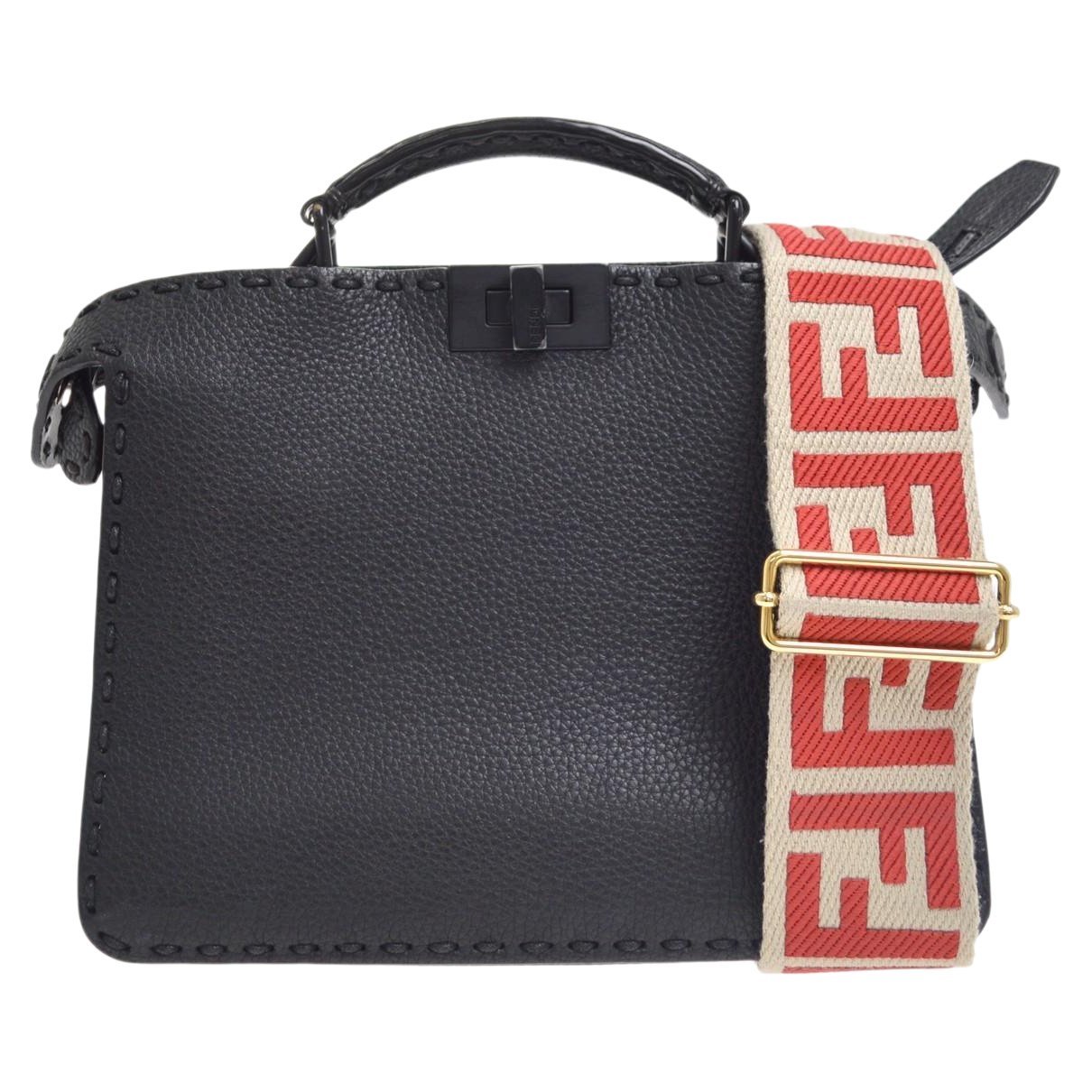 Peekaboo leather handbag