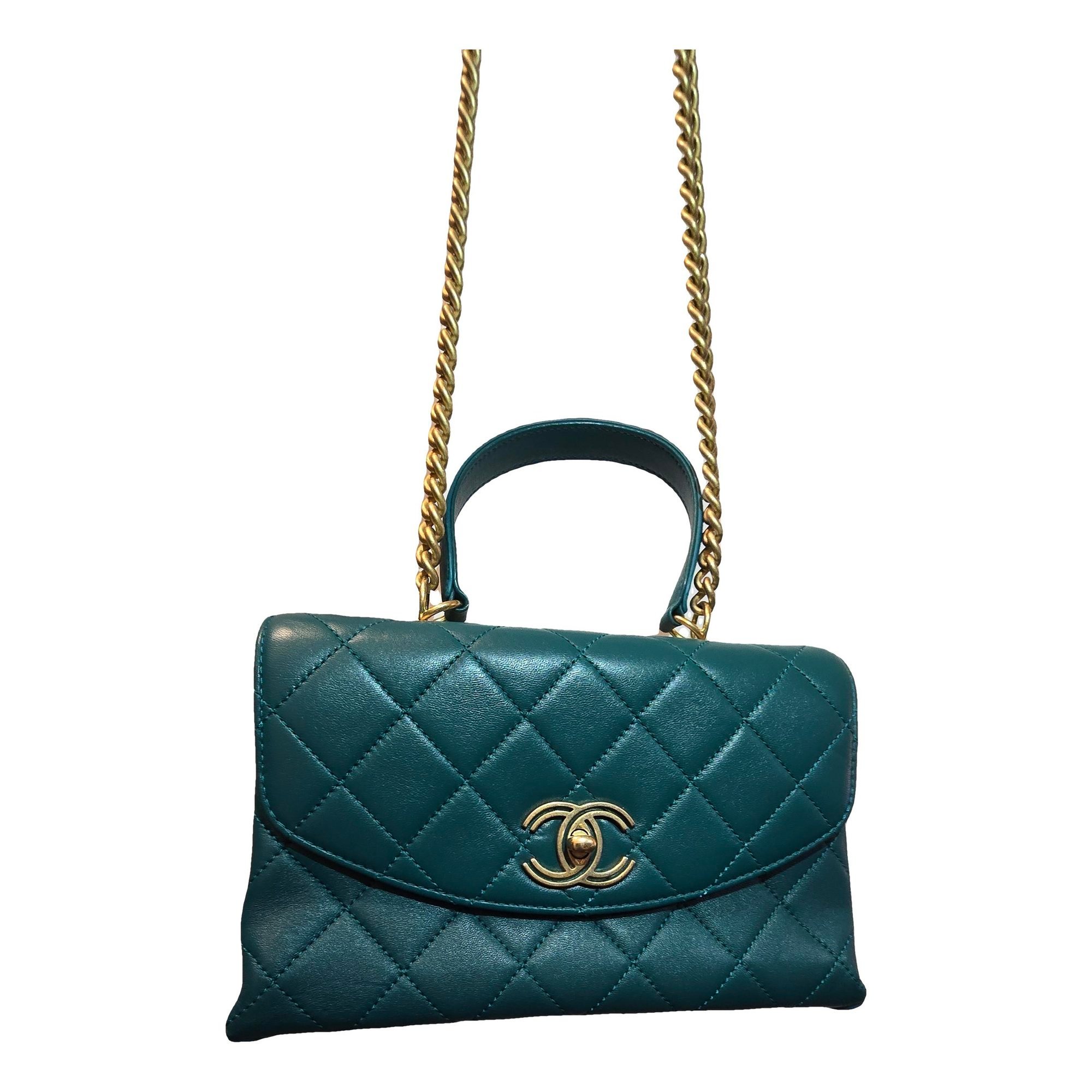 Trendy CC Flap leather handbag