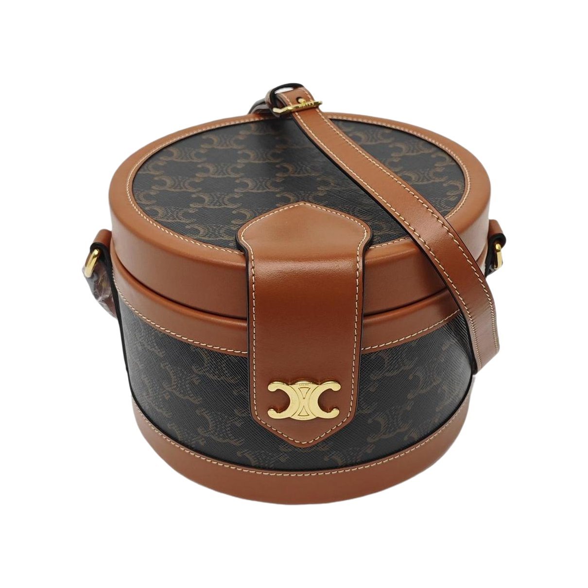 Triomphe leather handbag