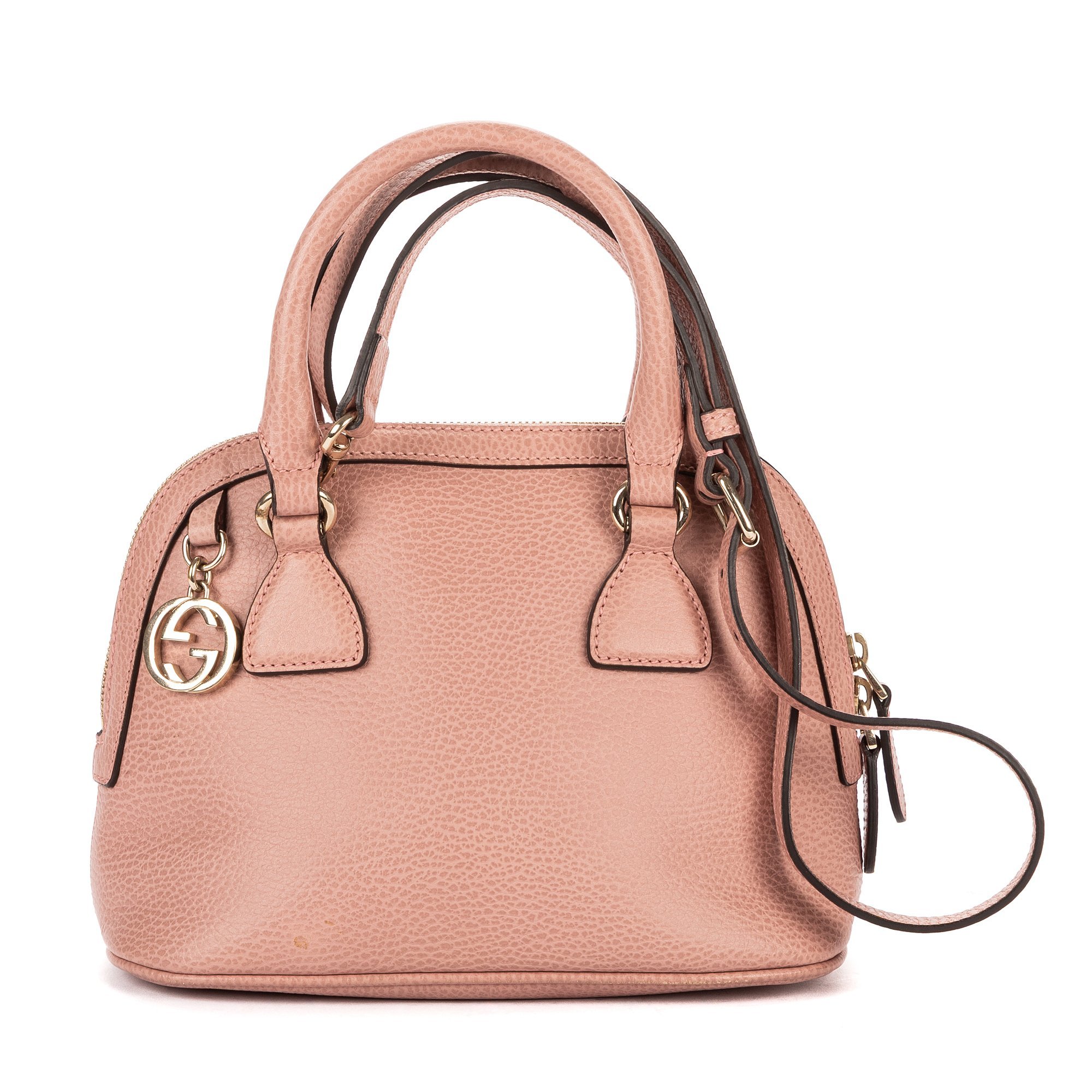 Dôme leather handbag