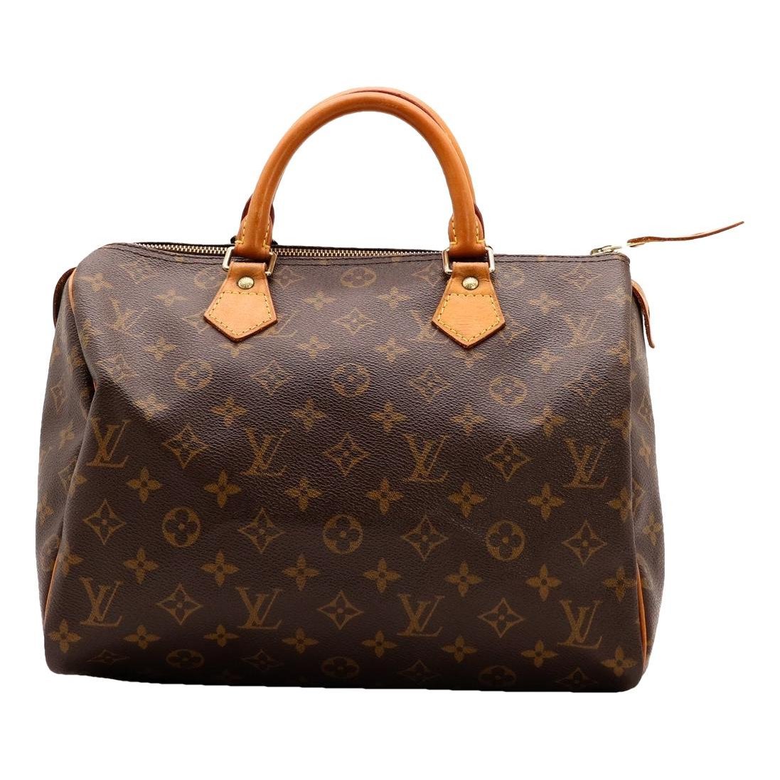 Speedy leather handbag