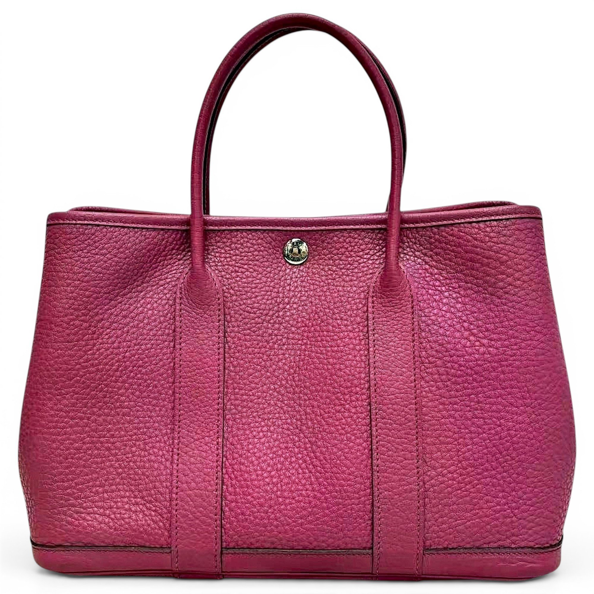 Garden Party leather handbag