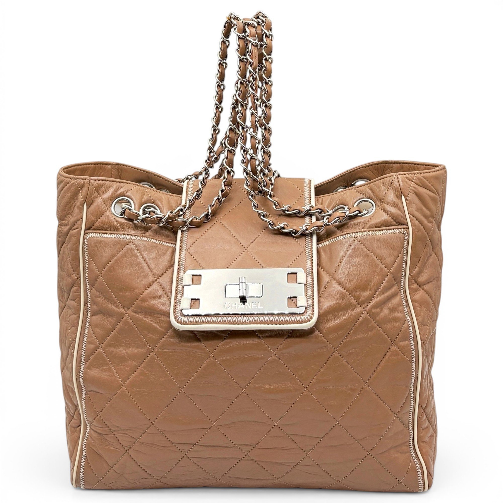 Leather tote