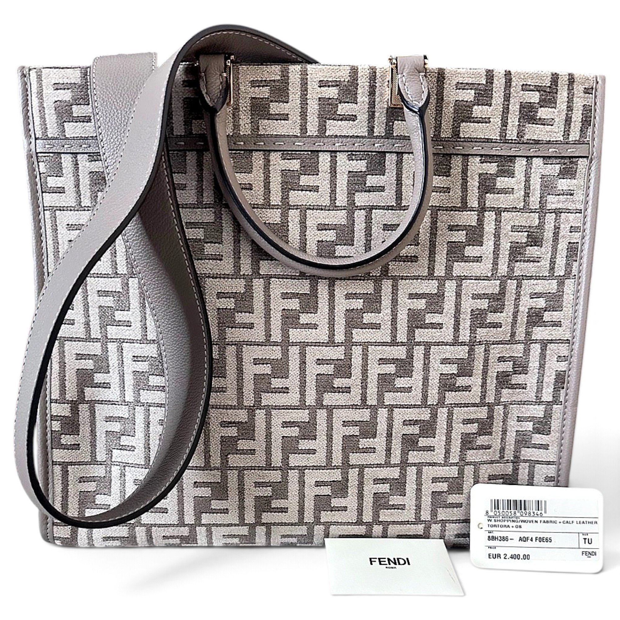 Fendi Sunshine leather tote