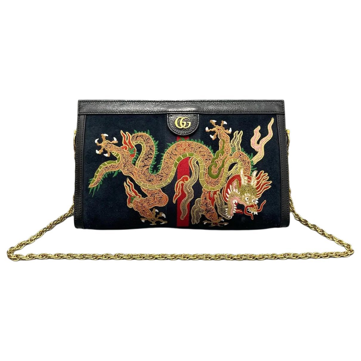 Ophidia Chain leather handbag