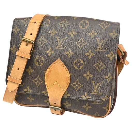 Cartouchière cloth handbag