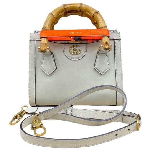 Diana Bamboo leather handbag