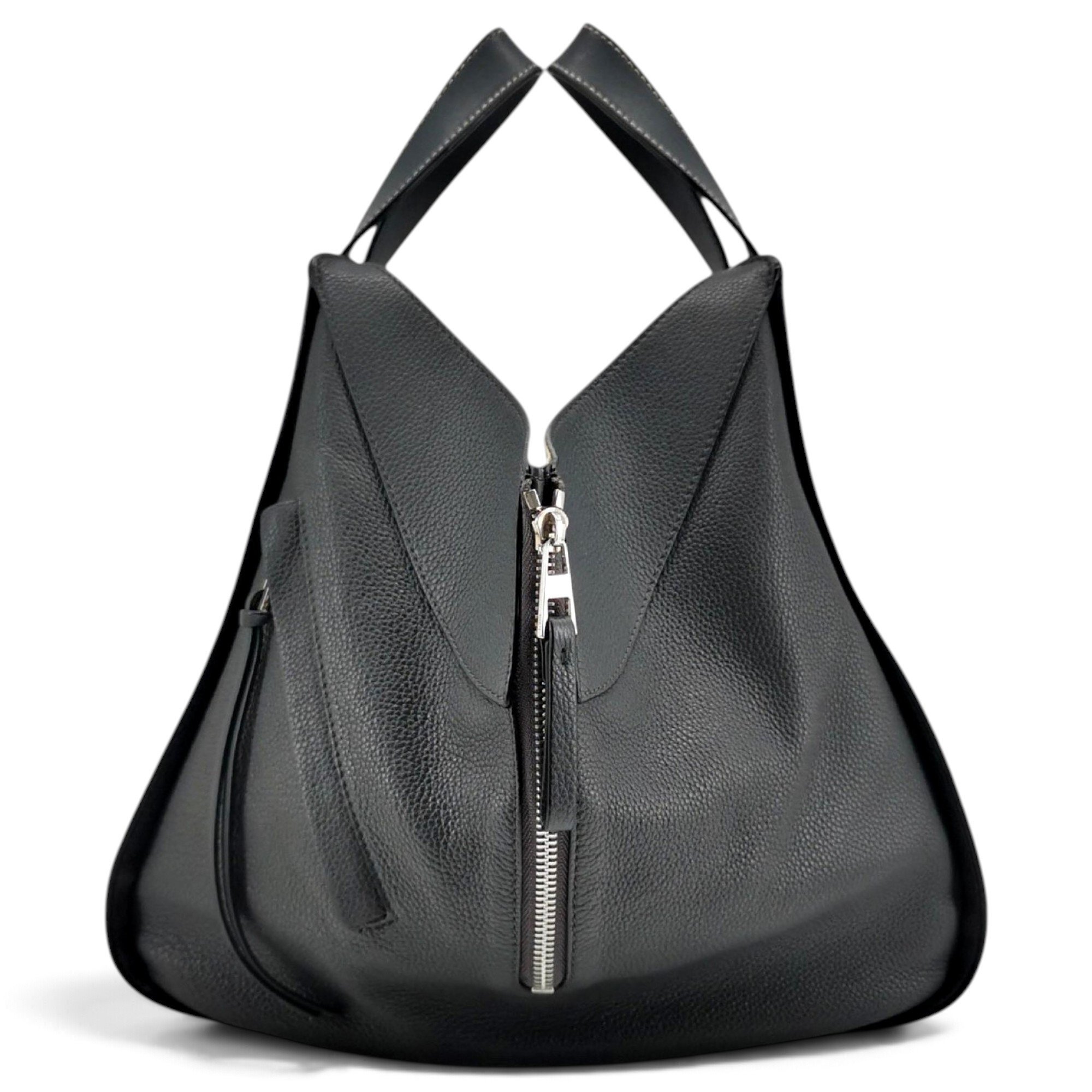 Hammock leather handbag