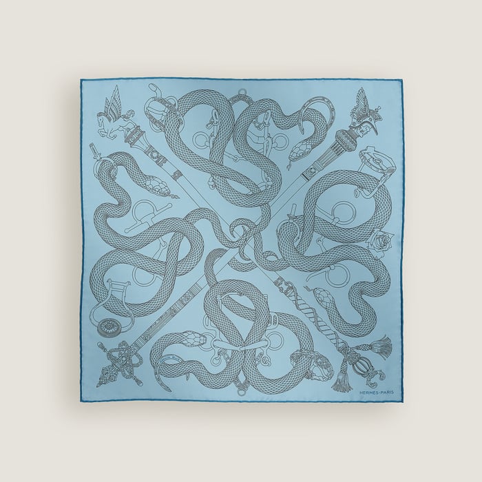 Caducee Rock Pocket Square 45