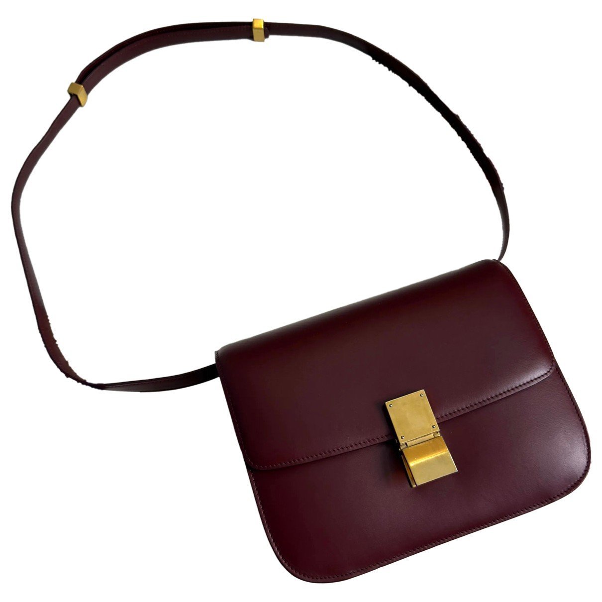 Classic leather crossbody bag