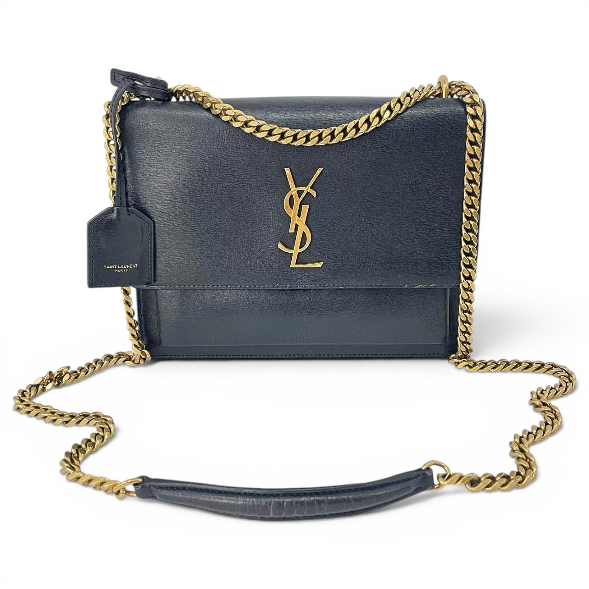Sunset leather handbag