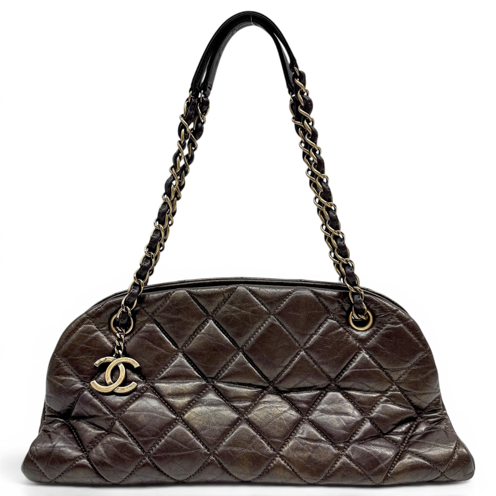 Mademoiselle leather handbag