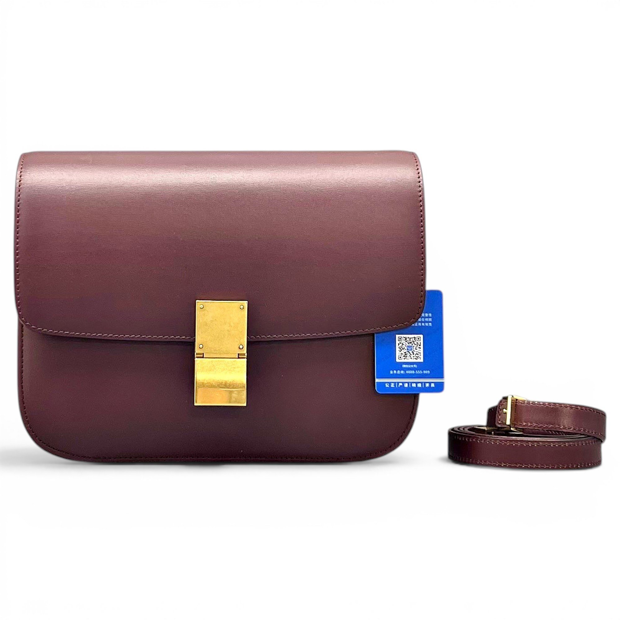 Classic leather handbag
