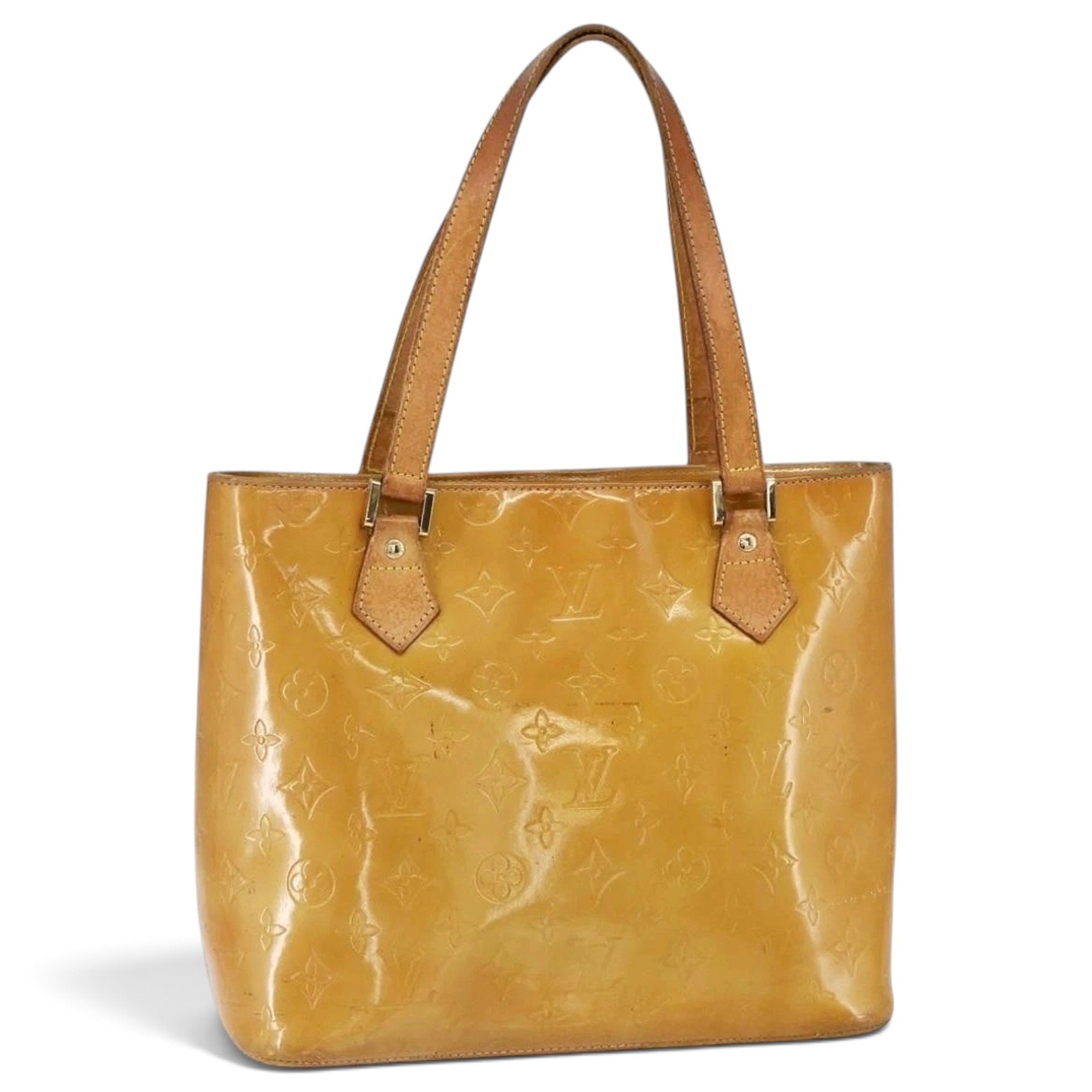 Houston patent leather handbag