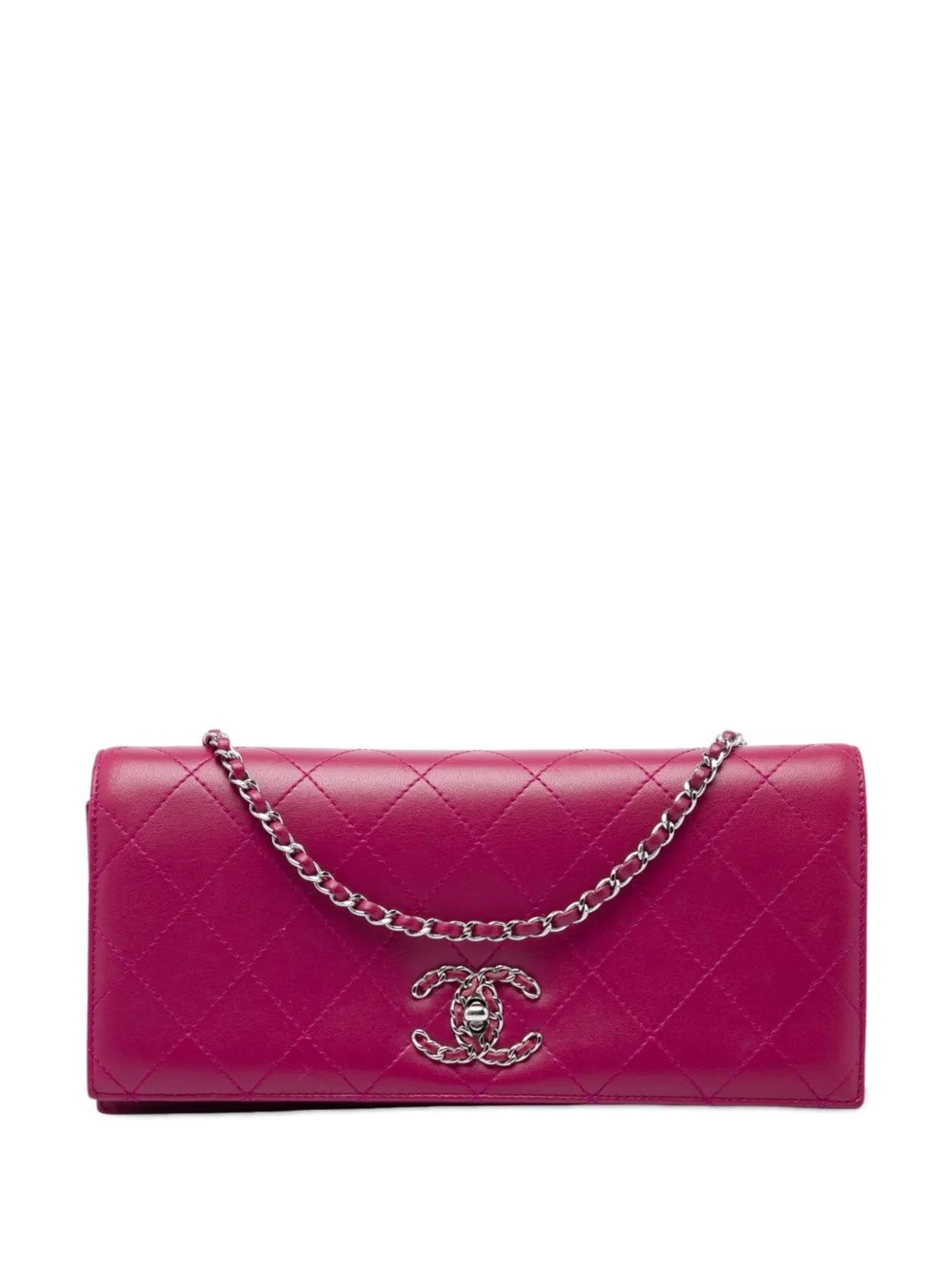 2018-2019 Quilted Lambskin 19 Clutch on Chain crossbody bag