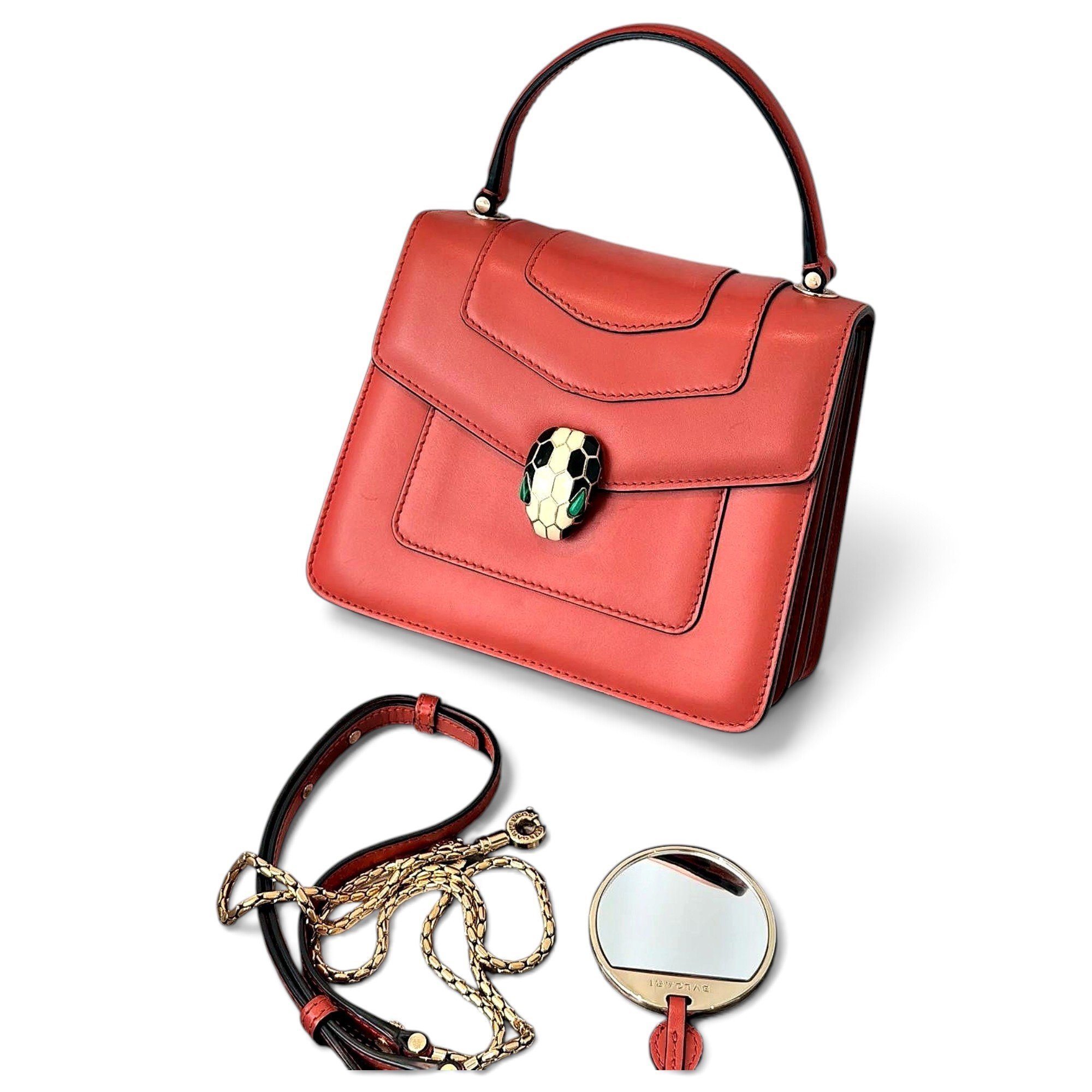 Leather handbag