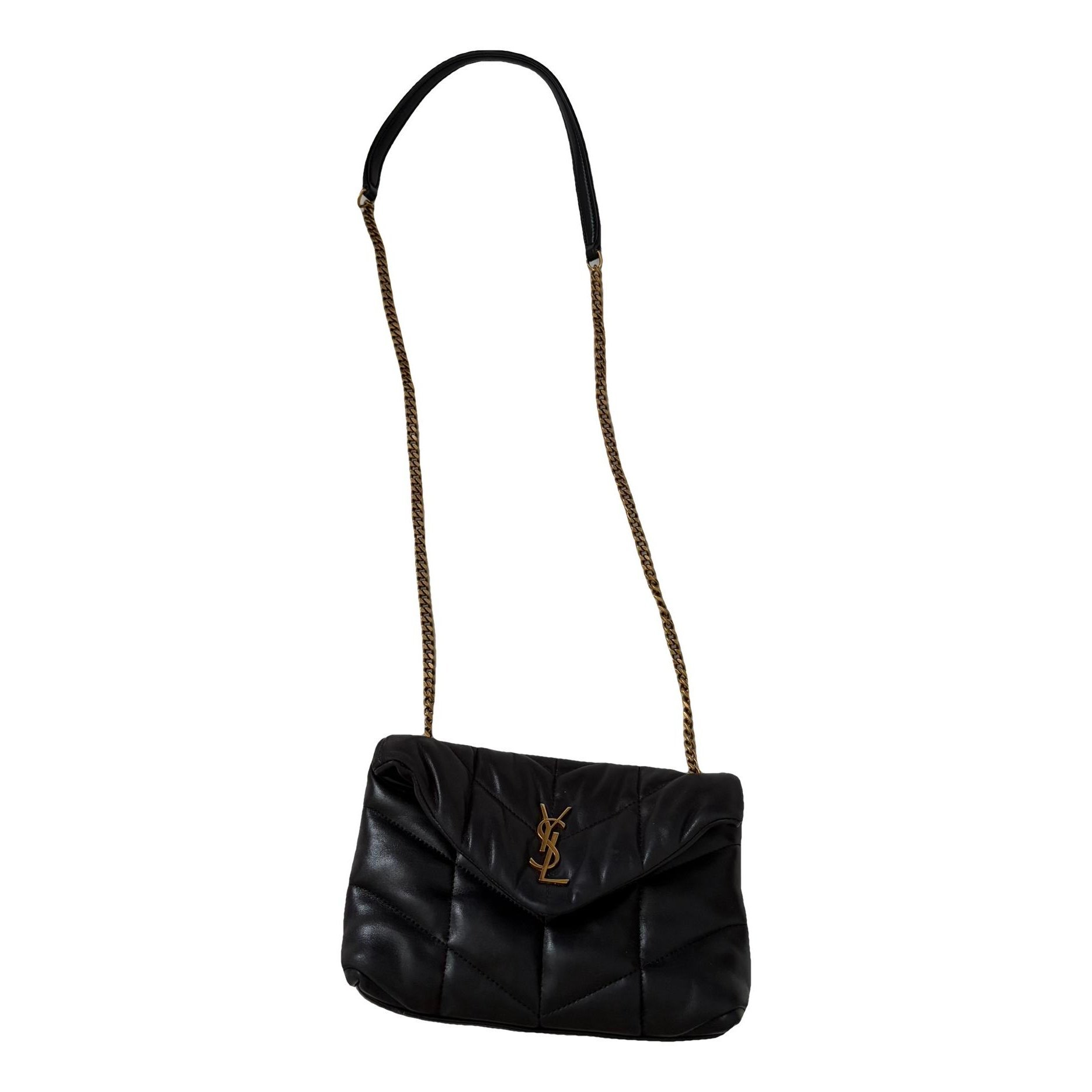 Loulou Puffer leather crossbody bag