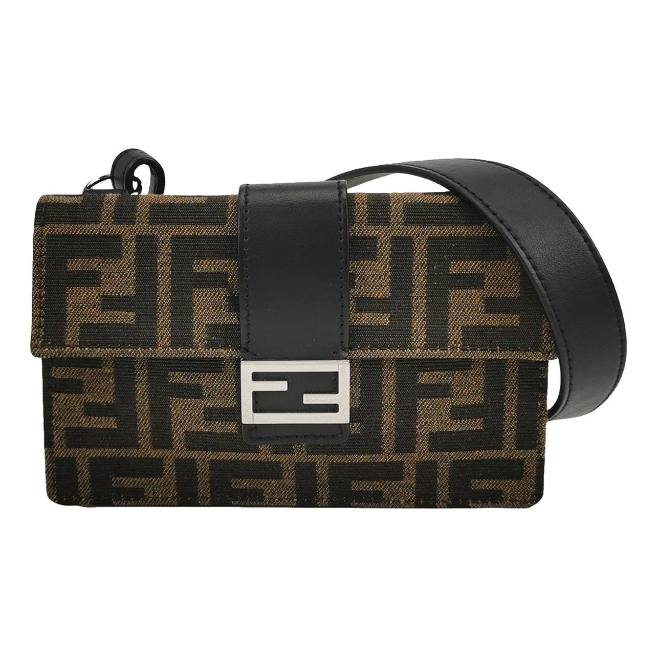 Baguette leather handbag