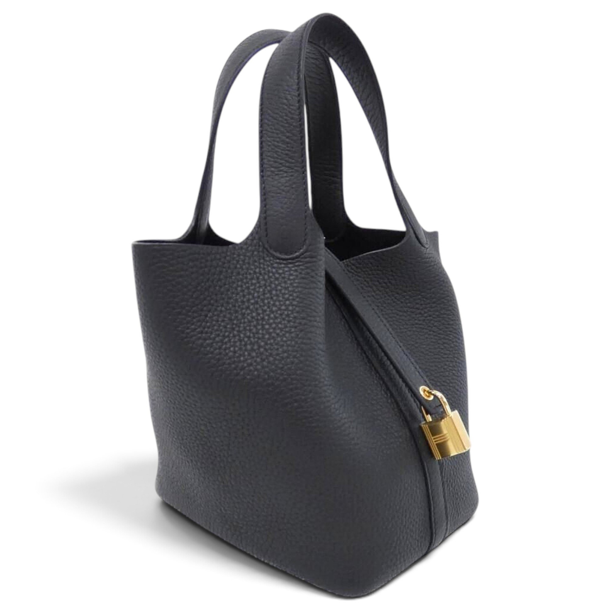 Picotin leather handbag