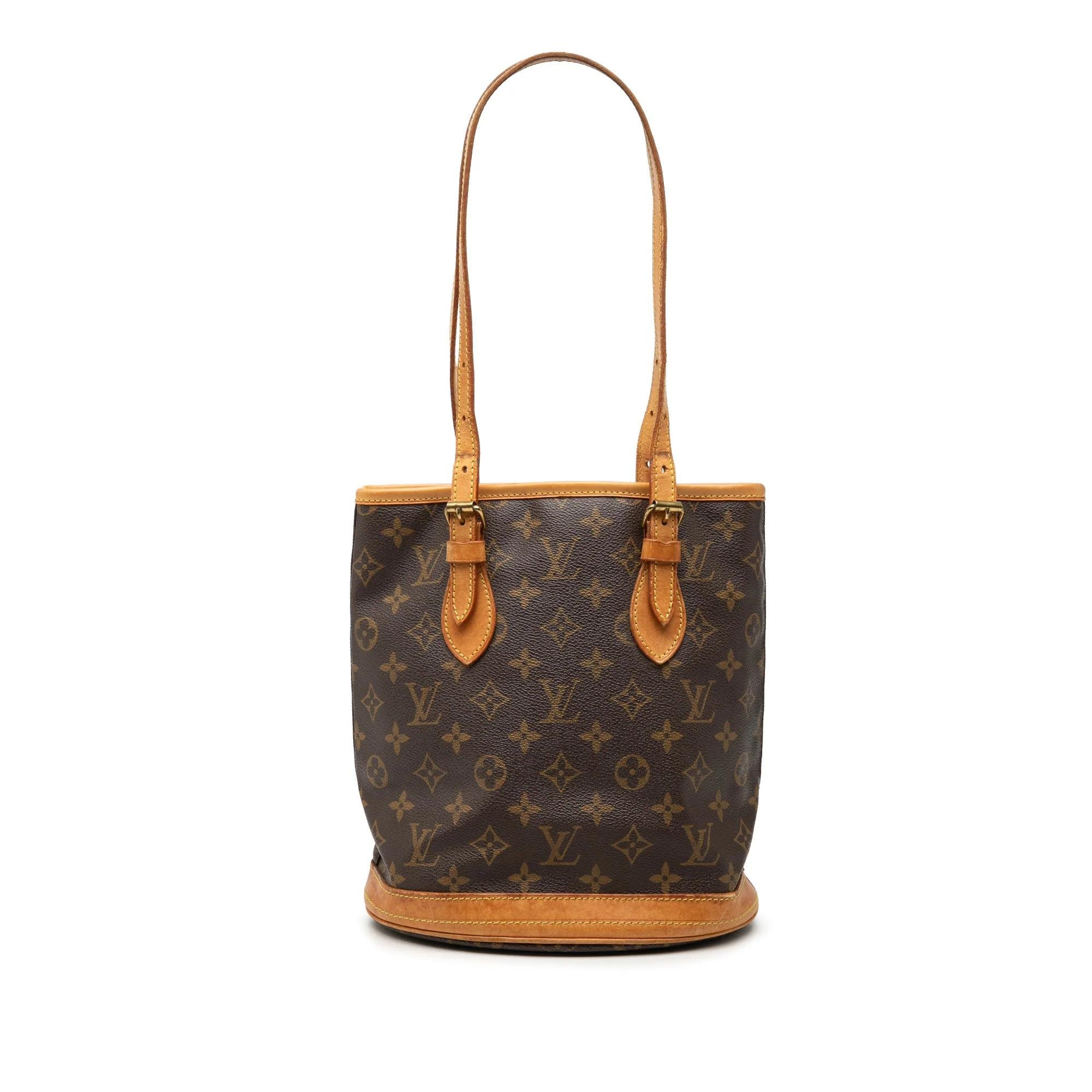 Bucket leather bag