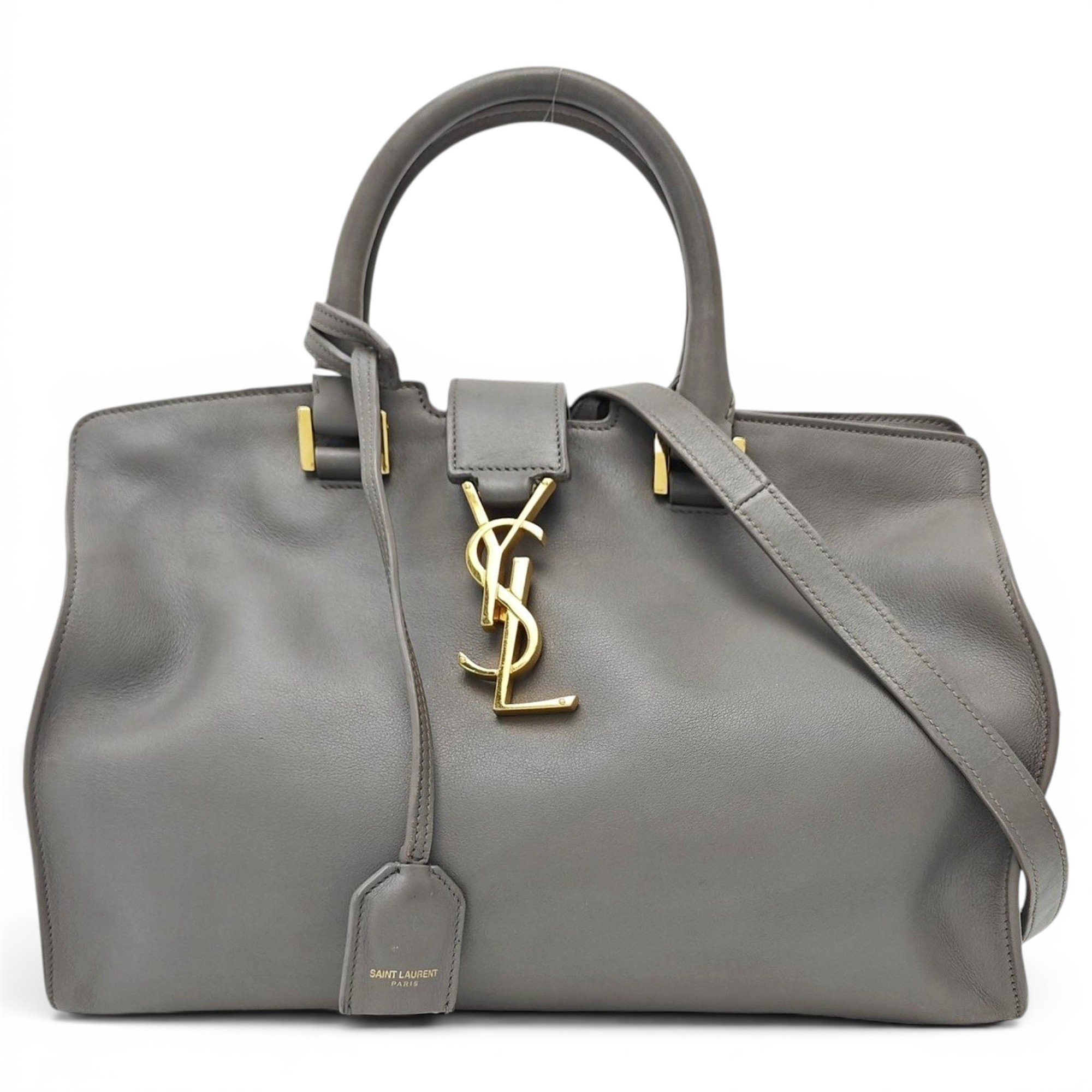 Cabas Rive Gauche leather handbag
