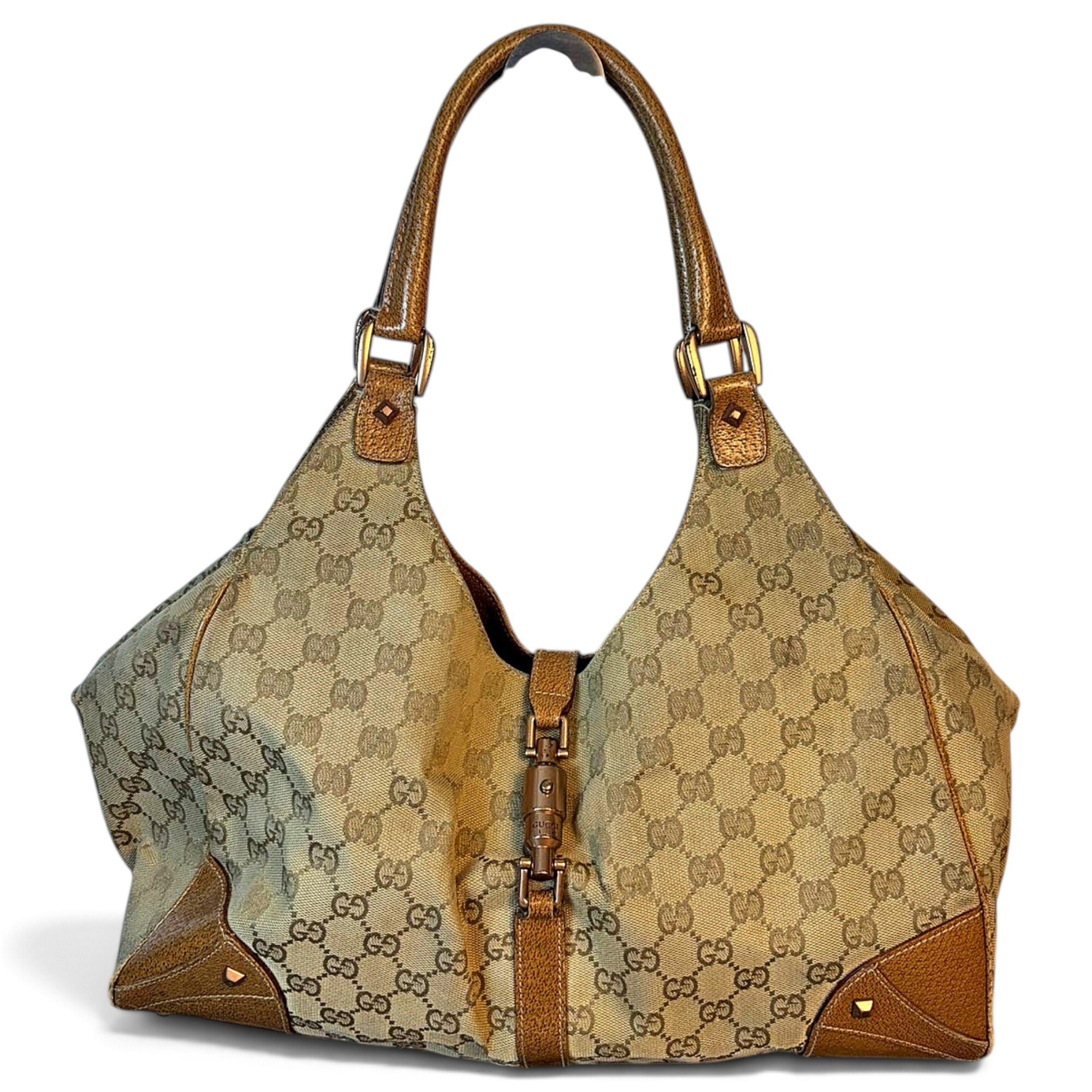 Gucci Jackie Vintage cloth handbag