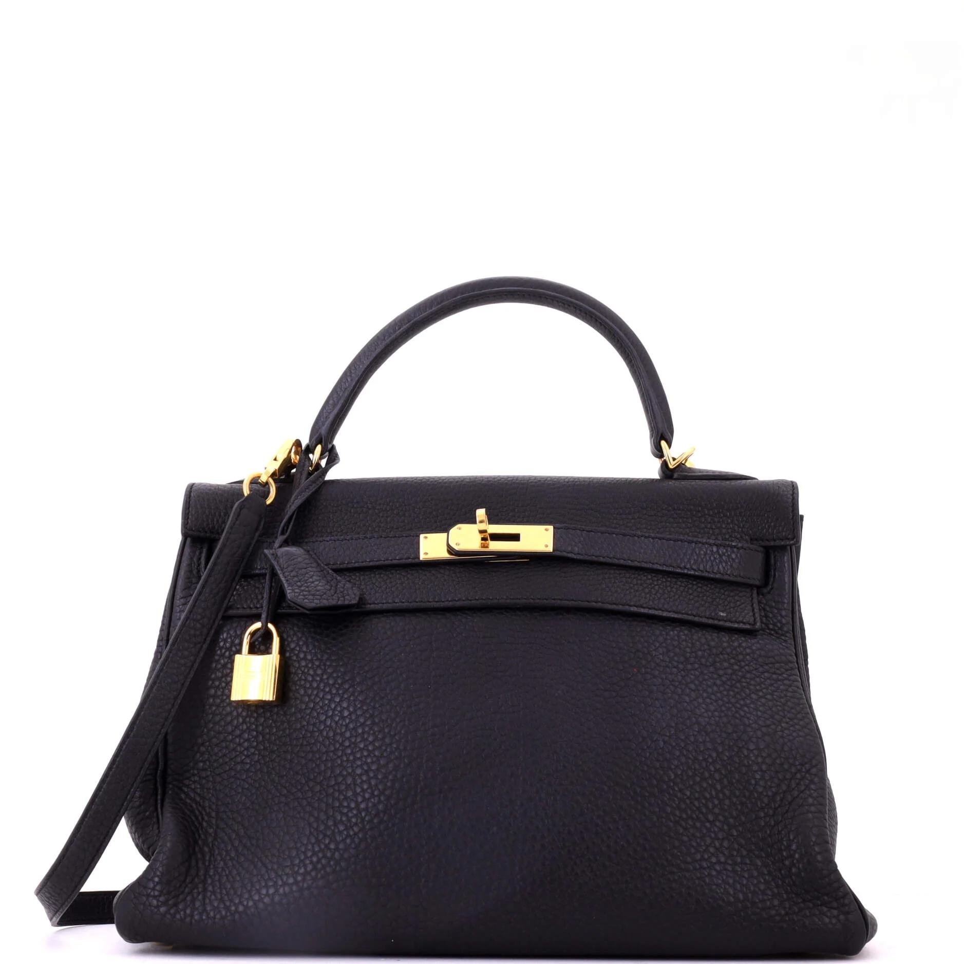 Kelly 32 leather handbag