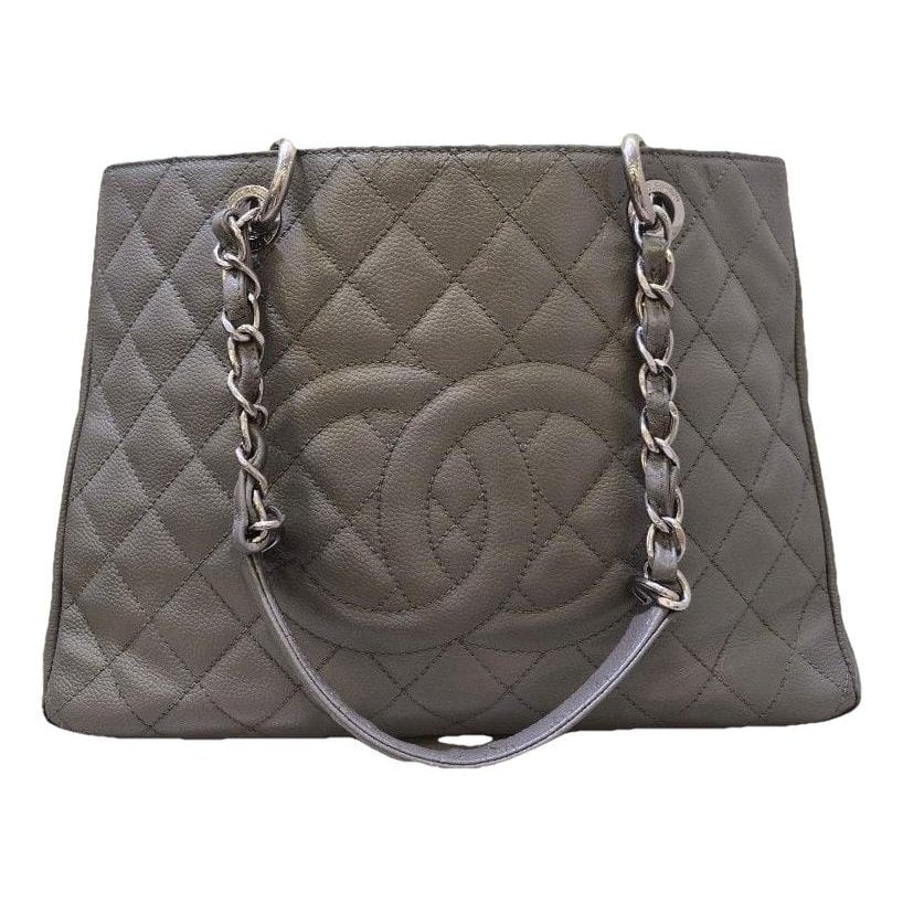 Grand shopping leather tote
